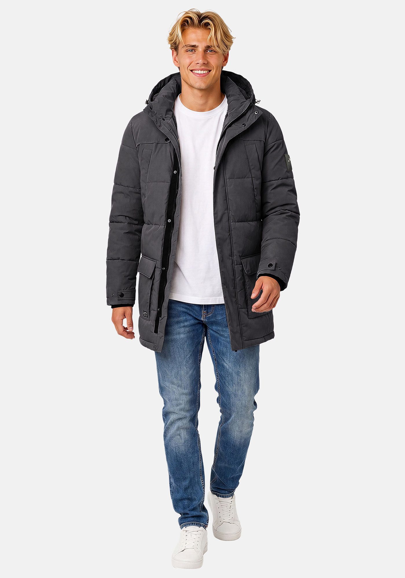 Alessandro Salvarini Winterjacke ASArtiika innen mit warmem Teddyfell