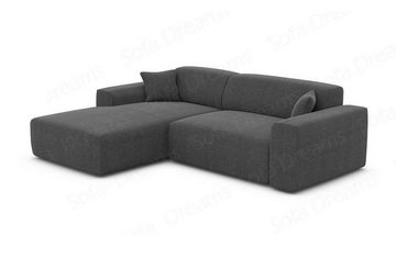 Sofa Dreams Ecksofa Designer Stoffsofa Mallorca L Form kurz Modern Stoff Sofa, Strukturstoff, Loungesofa