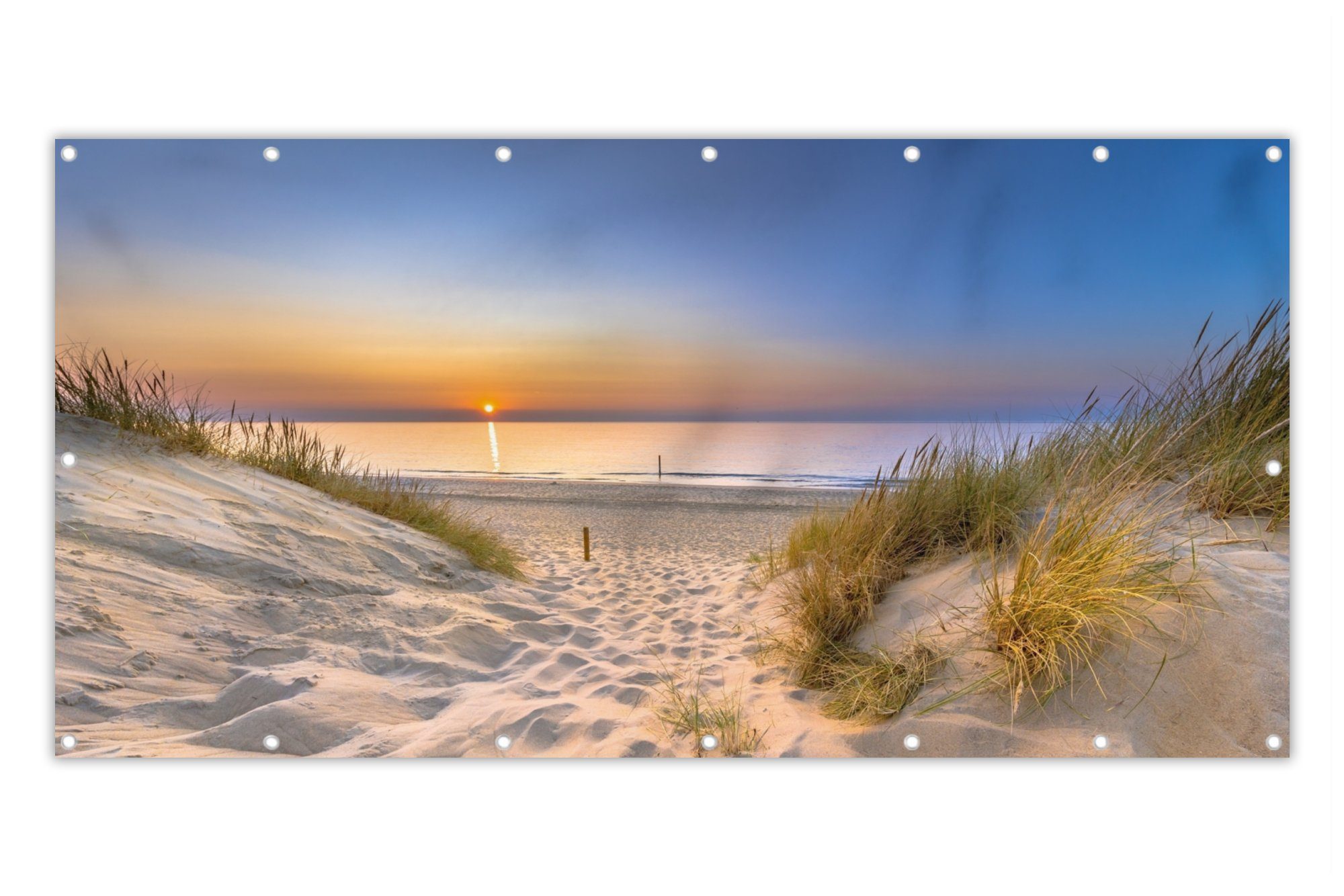 MuchoWow Balkonsichtschutz Düne - Sonnenuntergang - günstig online kaufen