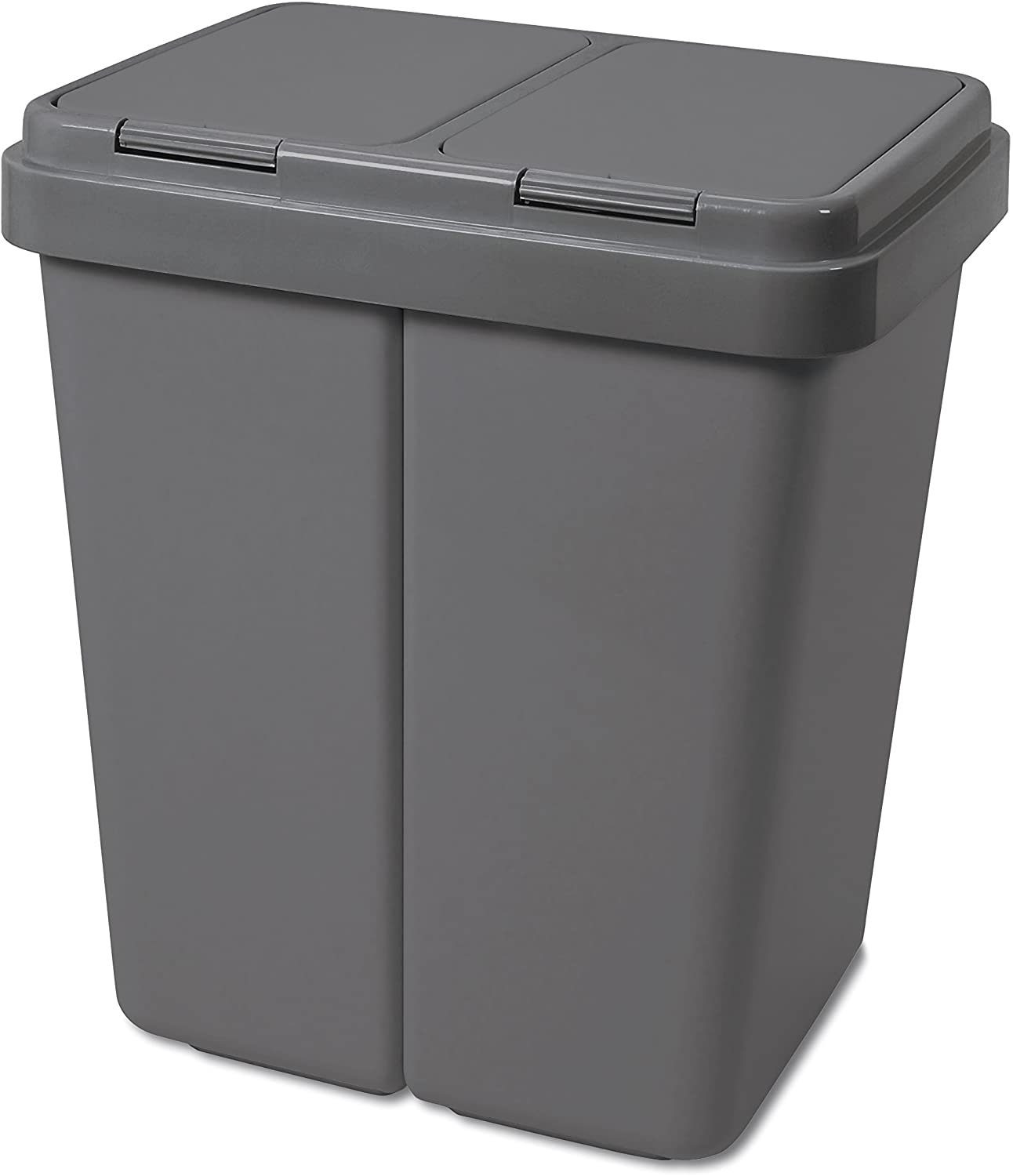 Mülleimer Alpfa Mülleimer 2x25 Liter Abfalleimer Duo Bin