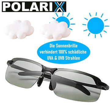 MAVURA Sonnenbrille »POLARIX Polarisierte Sonnenbrille Fahren Brillen Angeln UV400« Schwarz Herren Polarisiert photochrome