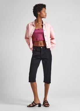 Pepe Jeans Caprijeans SKINNY CROP mit kleinen Schlitzen