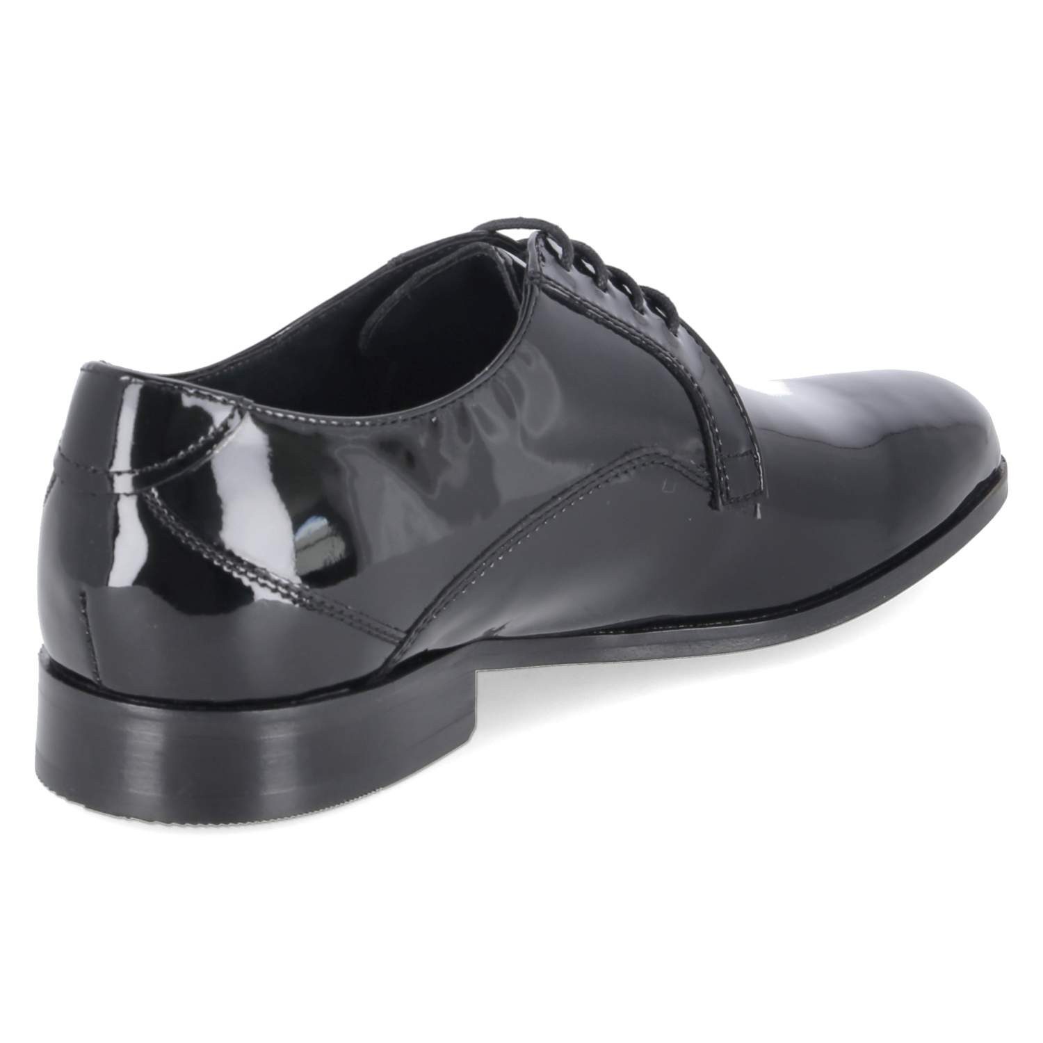 SIOUX Sioux 36130 Herren Lackleder black Schnürschuh