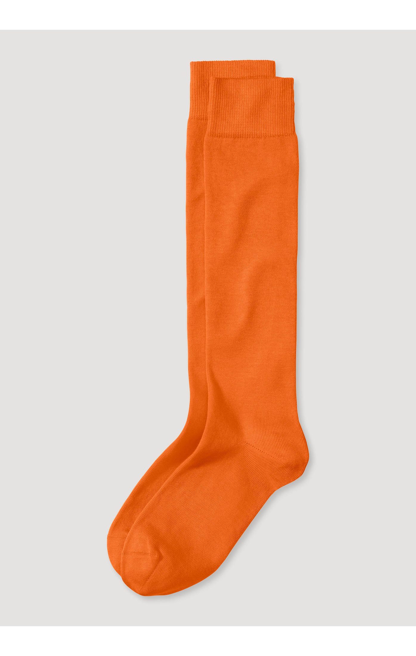 Bio-Baumwolle Socken (1-Paar) orangerot Hessnatur aus