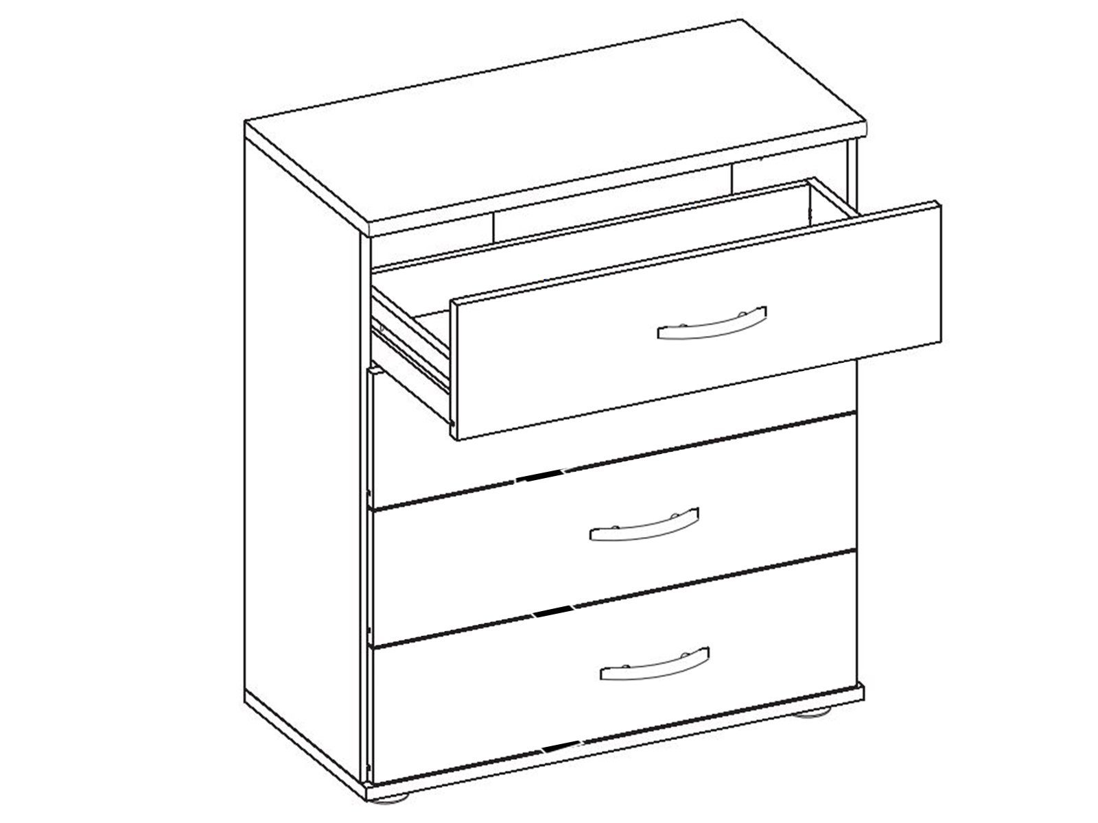 Bega Consult Kommode 60 x 70 x 30 cm (B/H/T) – Bild 2 von 2