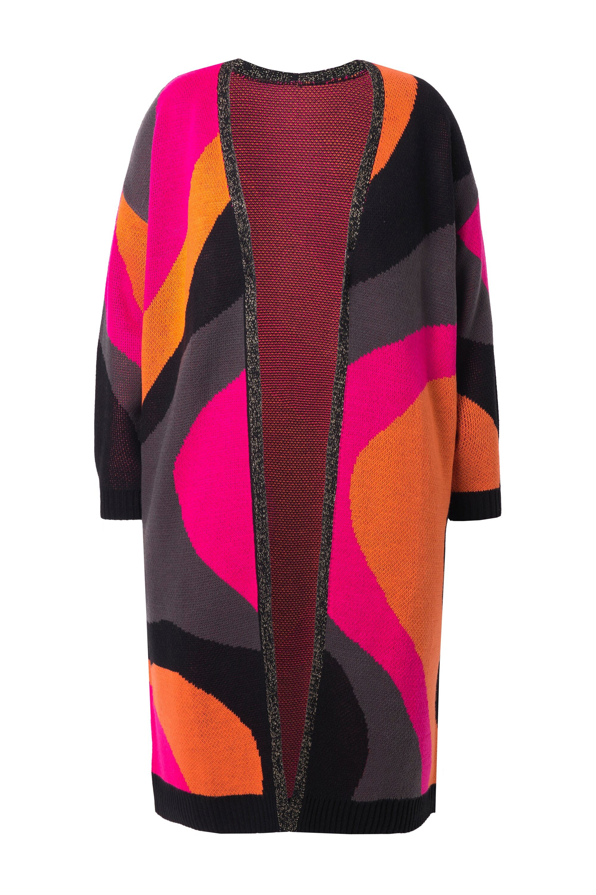 Angel of Style Strickjacke Long-Strickjacke Feinstrick Colormuster günstig online kaufen