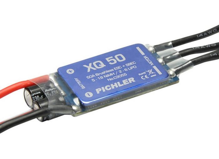 PICHLER Pichler XQ 50 Flugmodell Brushless Flugregler Belastbarkeit (max. A): Controller