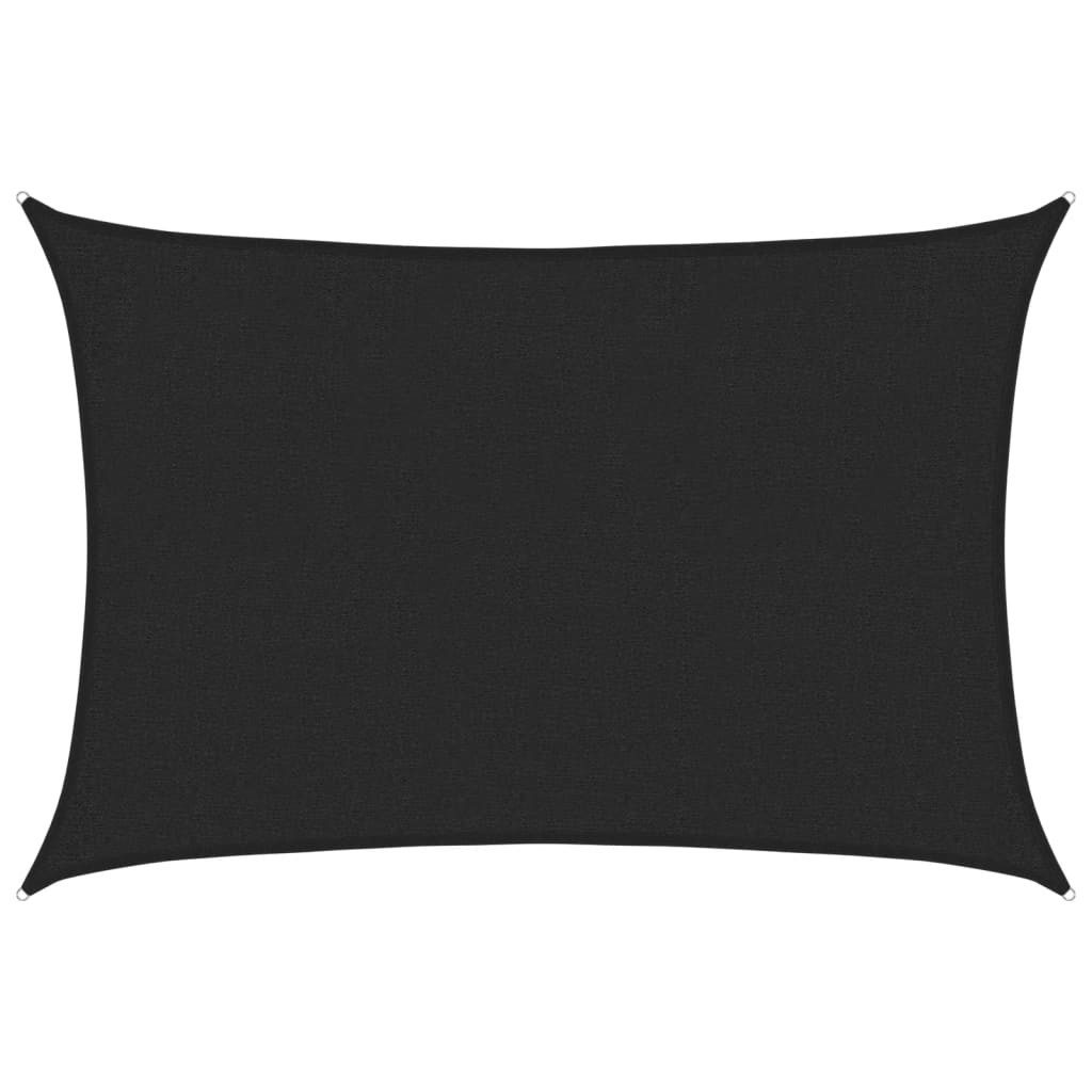 Sonnensegel Sonnensegel 160 g/m² Schwarz 2x3 m HDPE