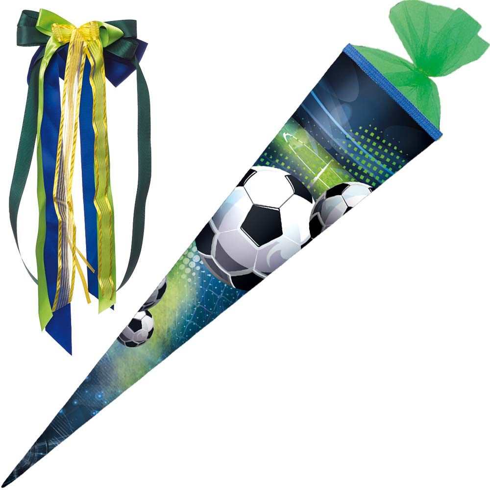 Herlitz Schultüte 70 cm gefüllt Fussball
