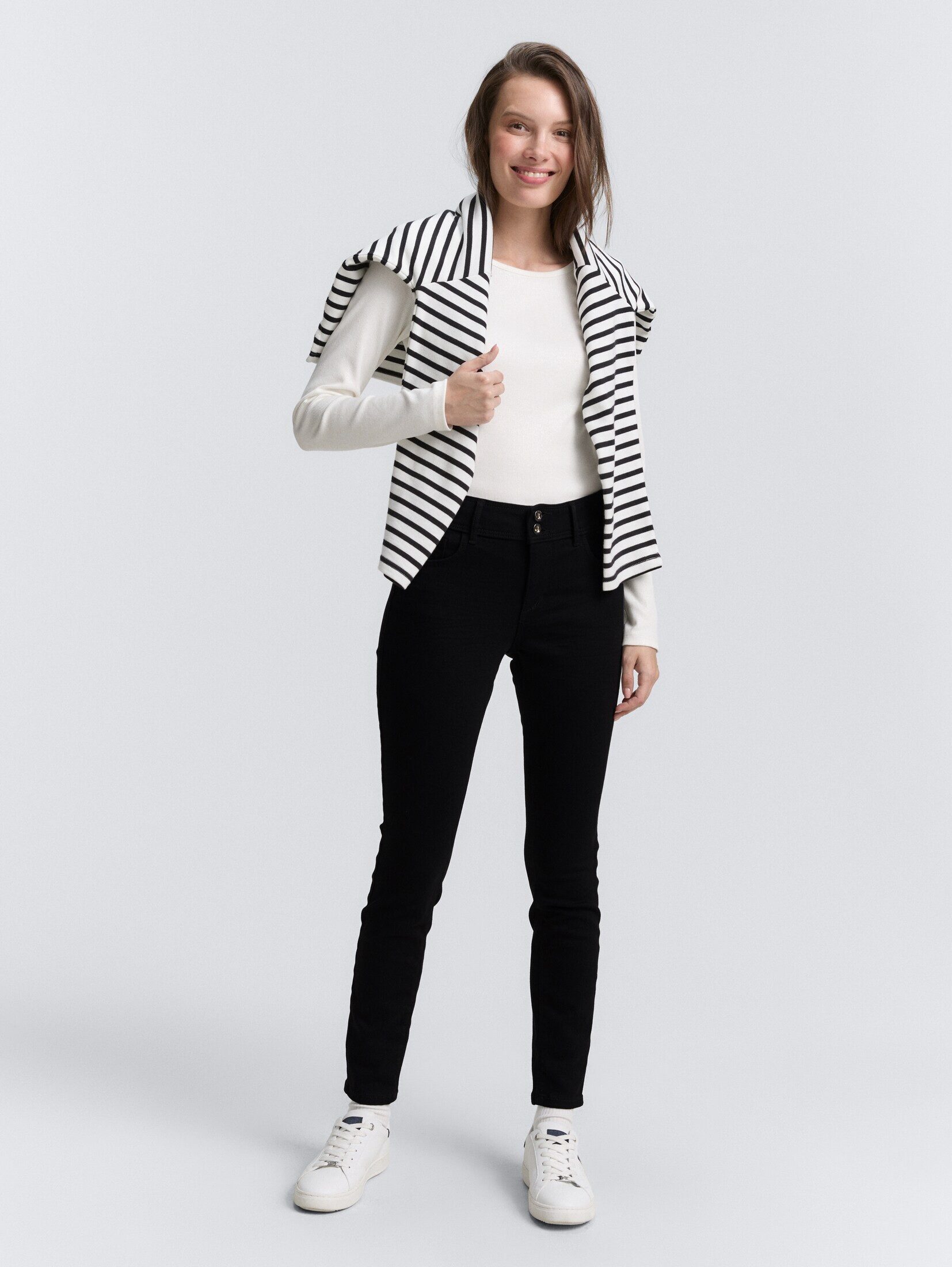 TOM TAILOR Skinny-fit-Jeans Jeanshosen TTALEXA SKINNY Jeans günstig online kaufen