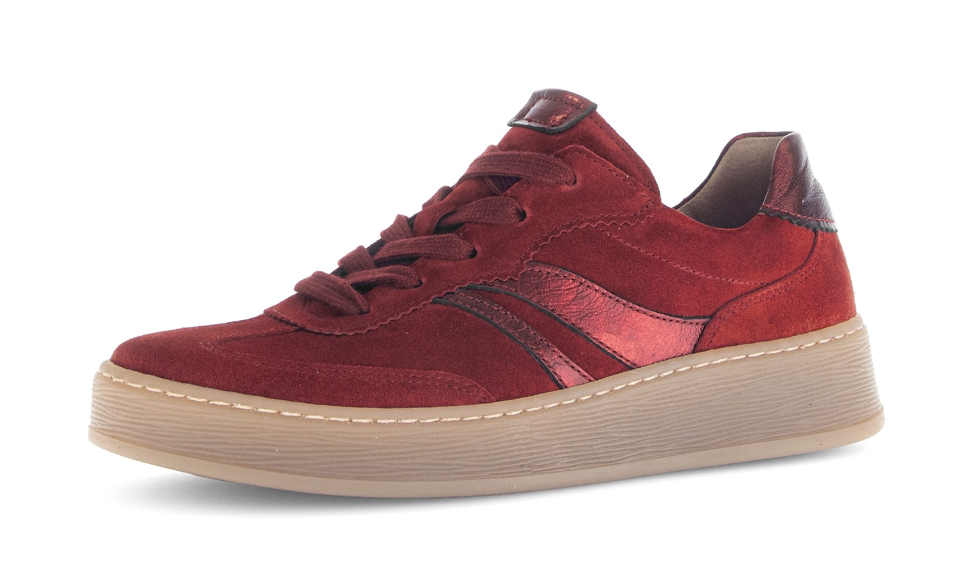 Gabor FLORENZ Plateausneaker, Freizeitschuh, Halbschuh, Schnürschuh günstig online kaufen