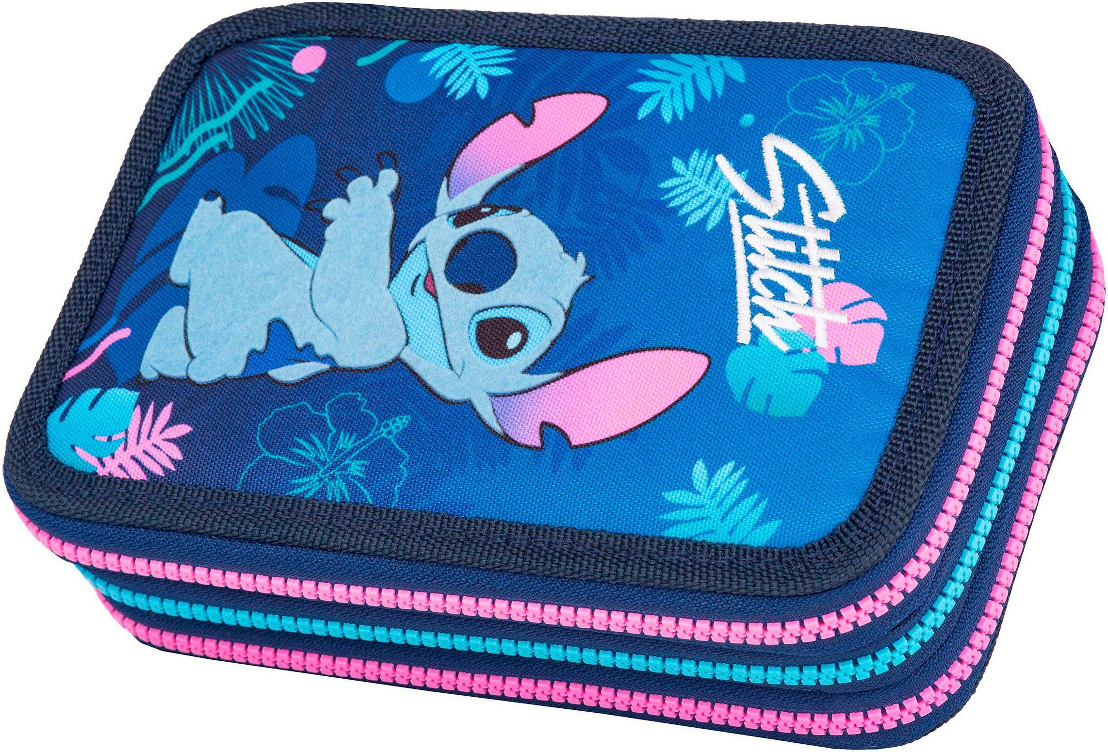 CoolPack Federmäppchen Etui, Disney, Stitch, befüllt