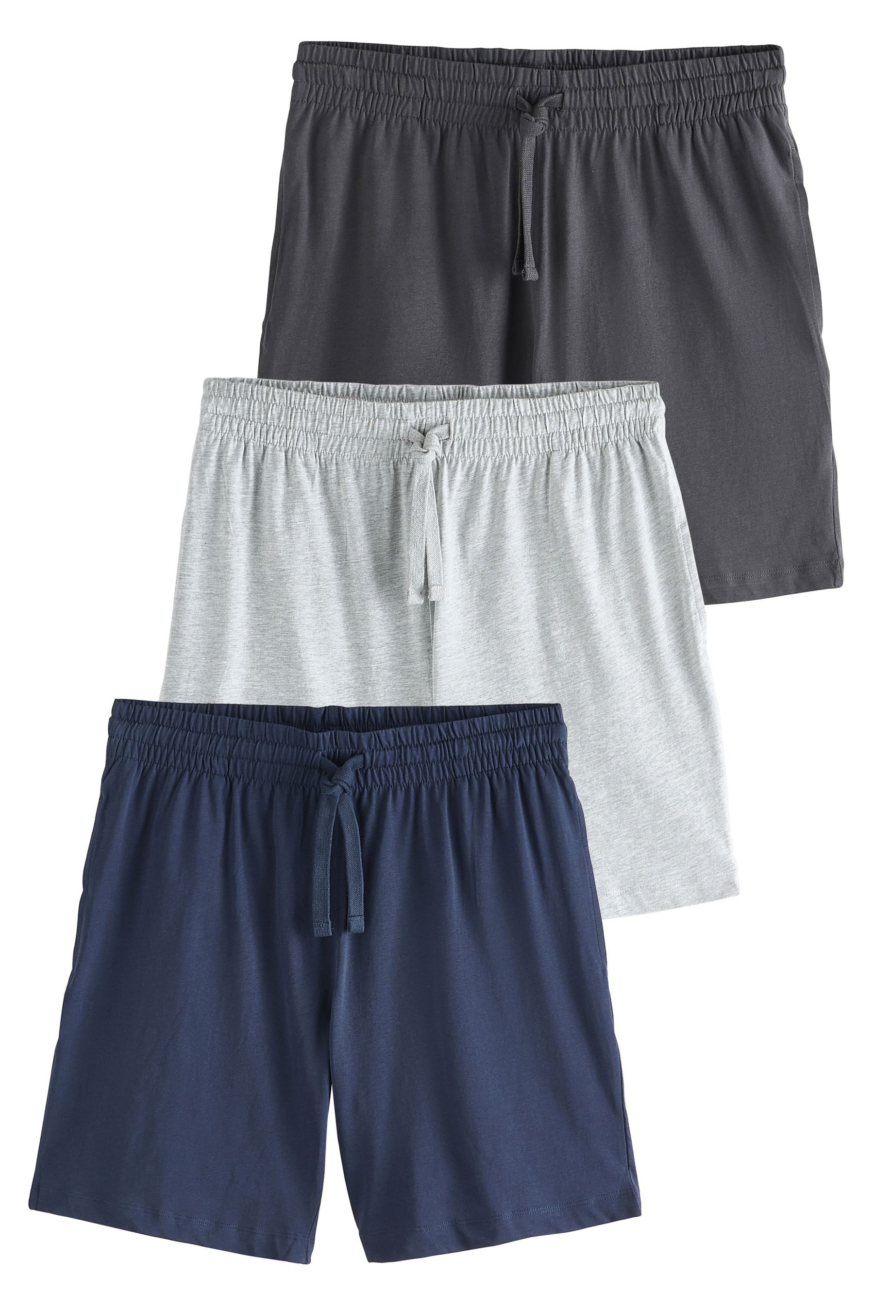 Next Pyjama Jersey-Schlafanzugshorts im 3er-Pack (3 tlg) günstig online kaufen