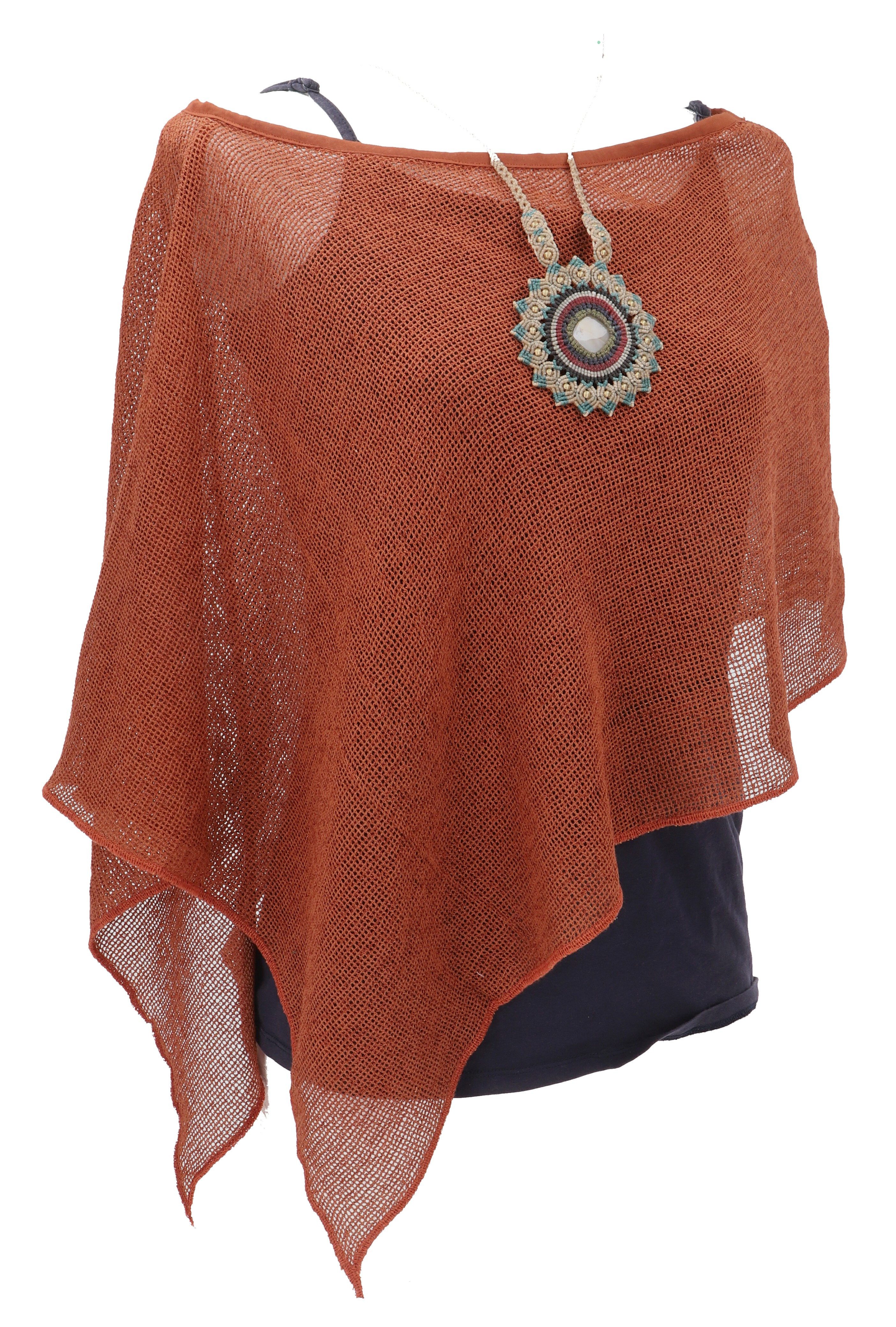 Guru-Shop Langjacke Goa Poncho, Sommerponcho, Festival günstig online kaufen