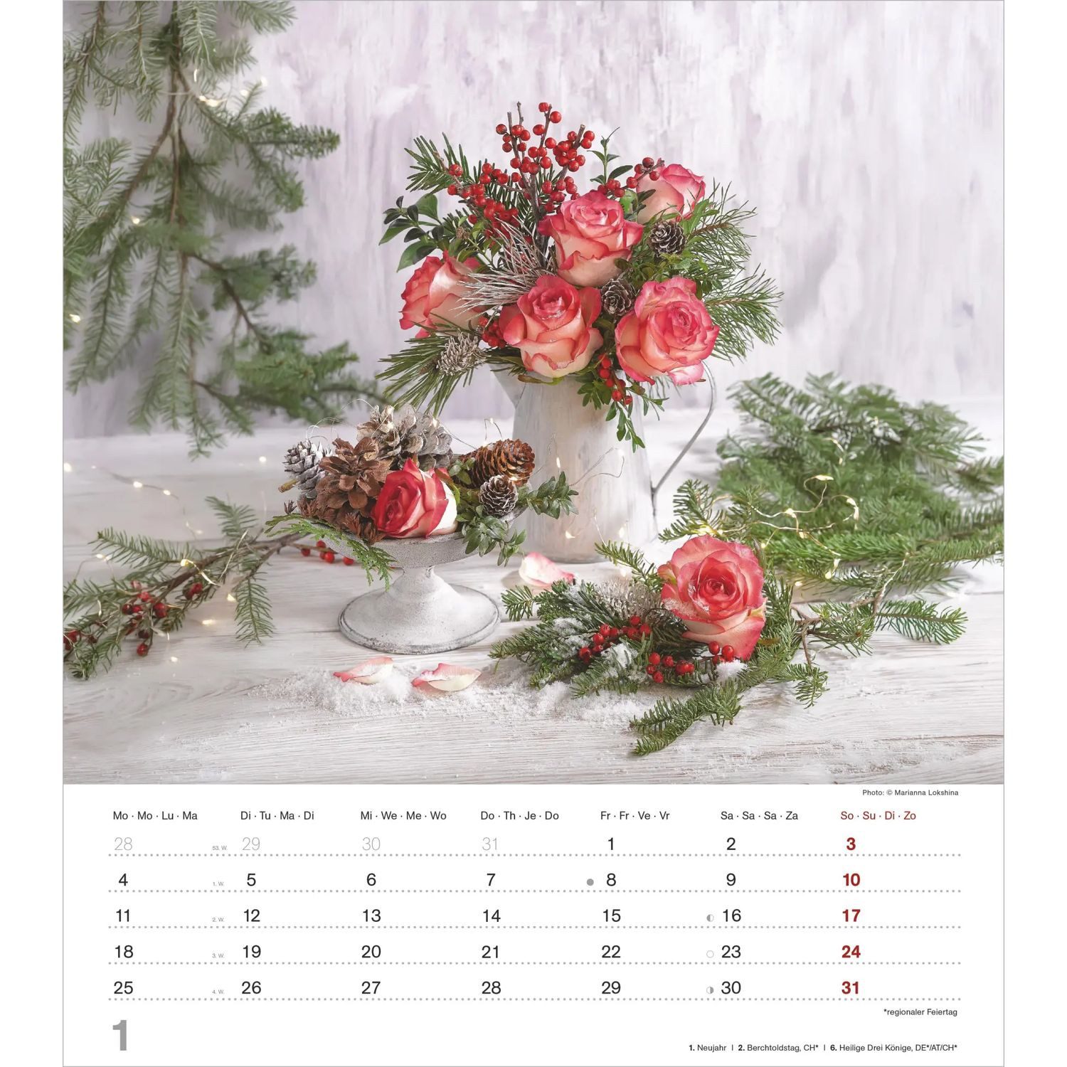 Wandkalender Der Duft der Rosen 2027 – Bild 2 von 5