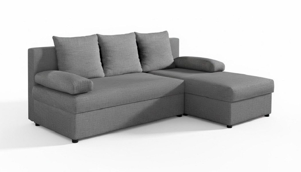 Xlmoebel Ecksofa Design Sofa L-Form Couch Polster Schlafsofa Bettfunktion Couch Sofort, Made in Europa