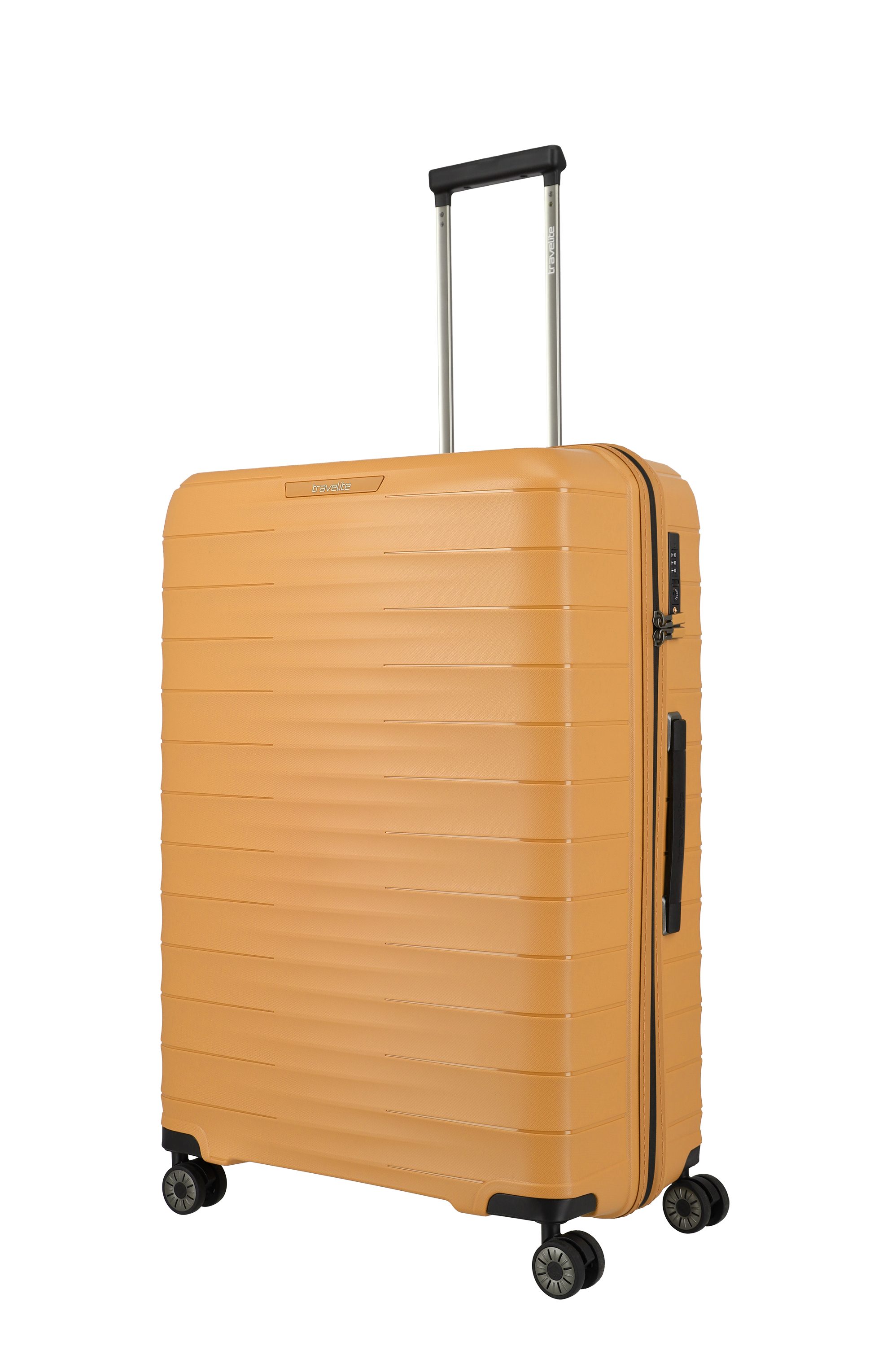 travelite Trolley MOOBY Koffer Hartschale, 4 Rollen, mit TSA-Schloss und kratzresistenter Oberfläche – leicht und robust