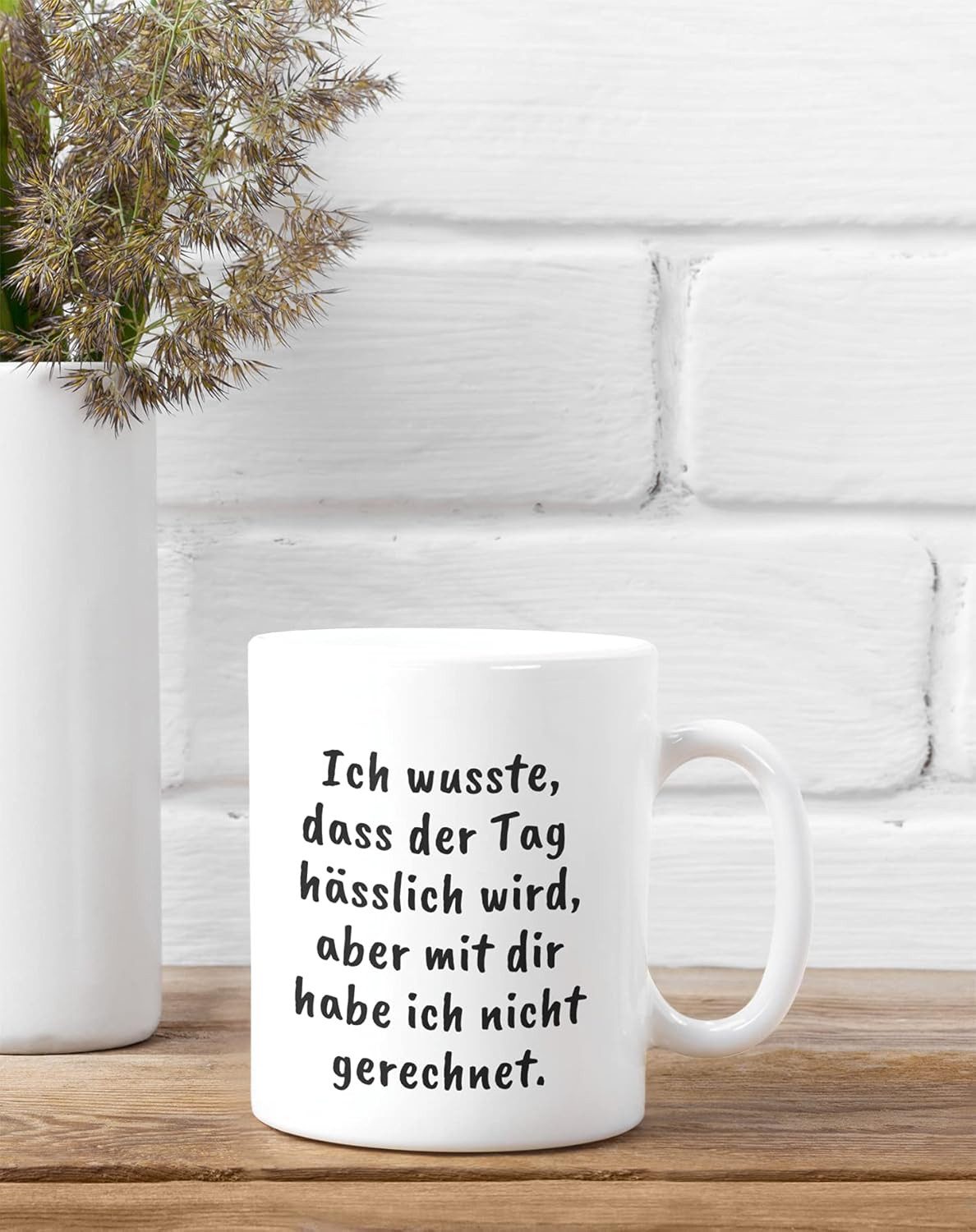 Geschenkehöhle Tasse Lustige Spruchtasse Arbeit – Kaffeebecher Büro Geschenk für Kollegen, 330 ml Fassungsvermögen ideal für Kaffee, Tee oder andere Heißgetränke
