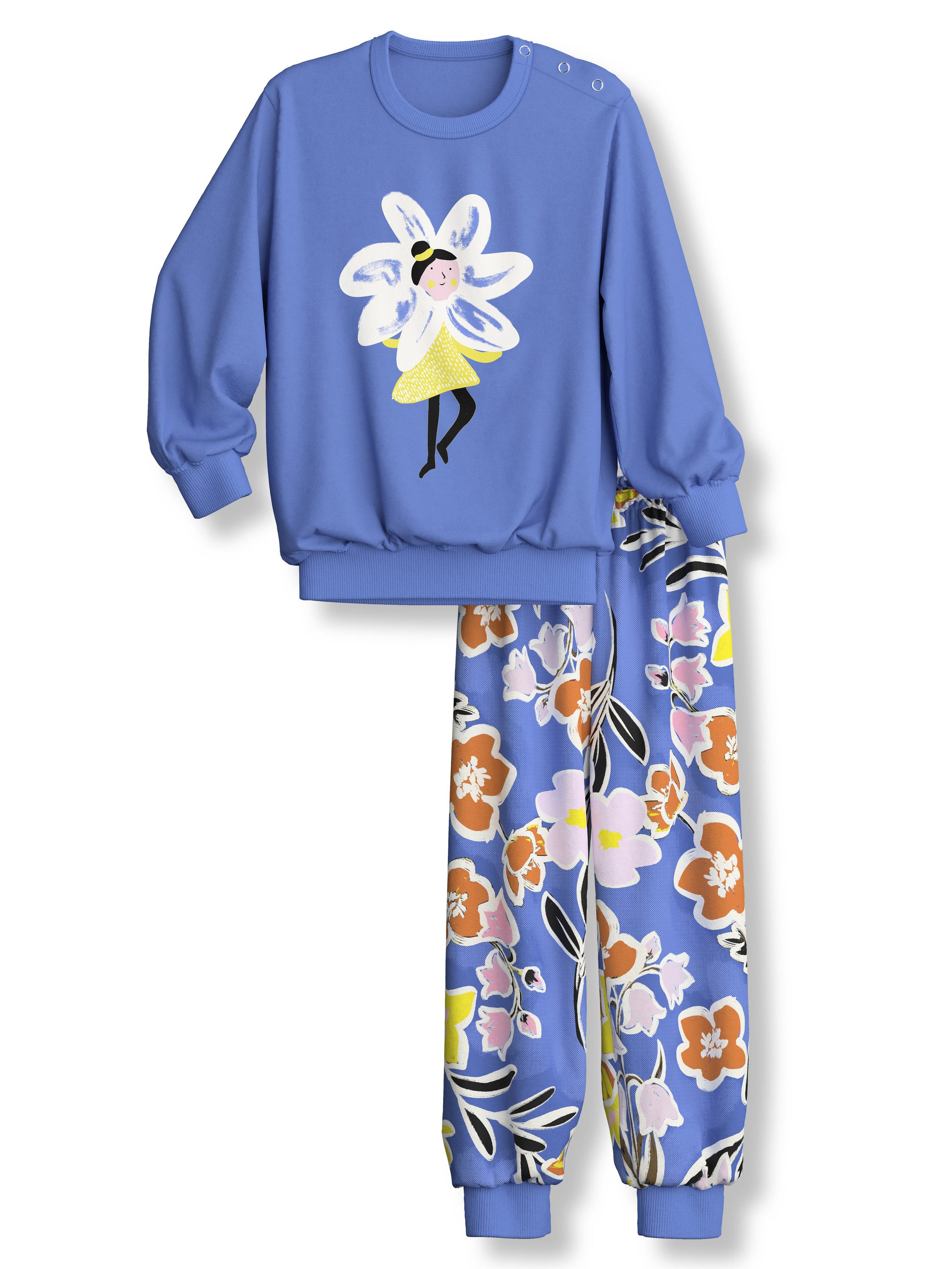 CALIDA Pyjama Toddlers Flowers Kinder (2 tlg)