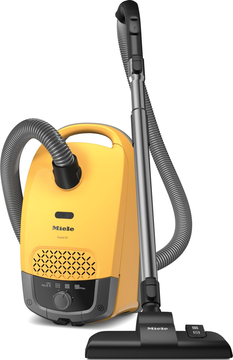 Miele Bodenstaubsauger Guard S1, Nachfolger Classic C1 PowerLine, ComfortFit, 890 W, mit Beutel, AirClean Filter, 10 m Aktionsradius, kompaktes Design