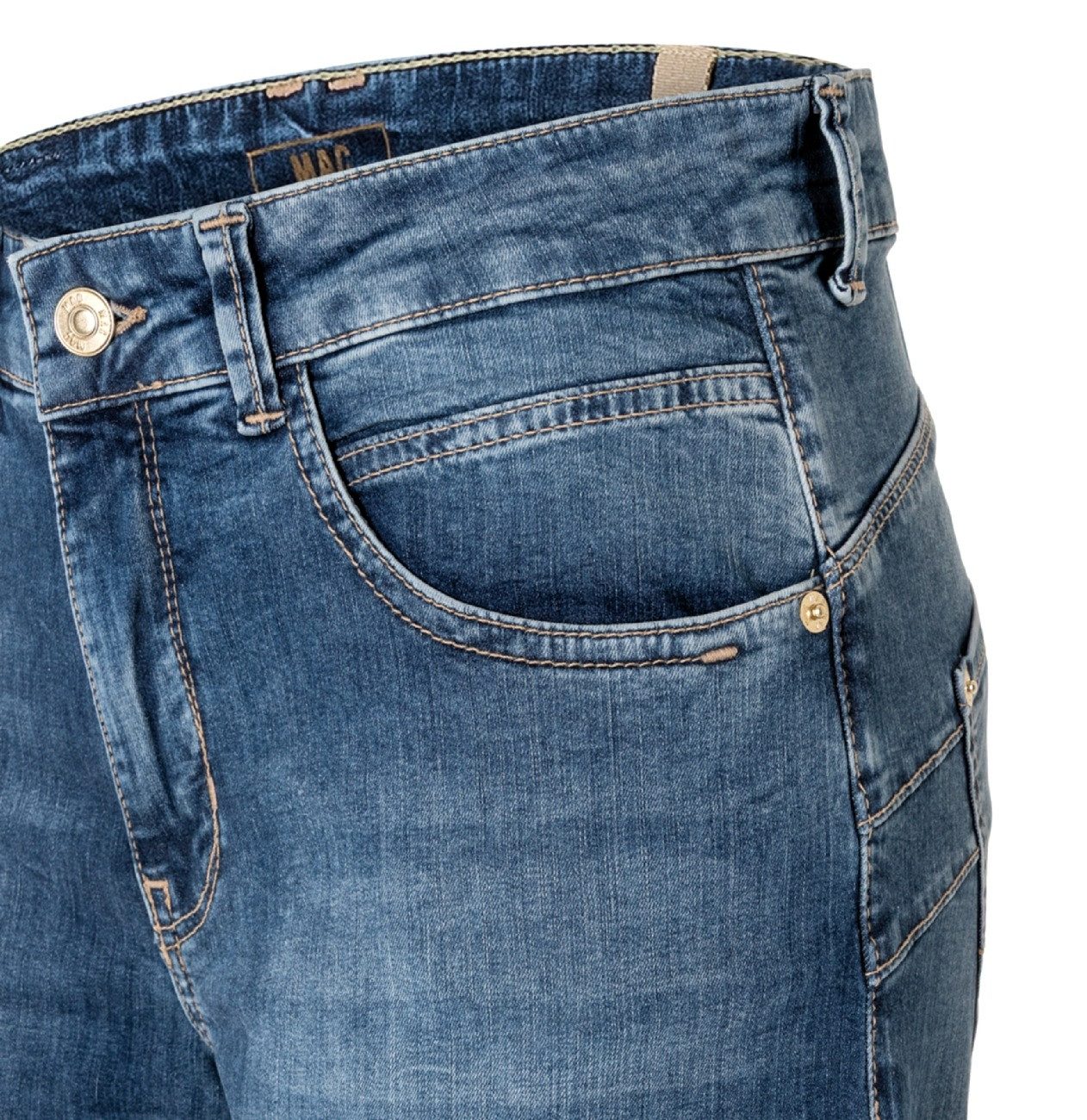 MAC Stretch-Jeans MAC RICH PALAZZO navy heavy wash 5233-90-0391L D585 - LIGHTWEIGHT
