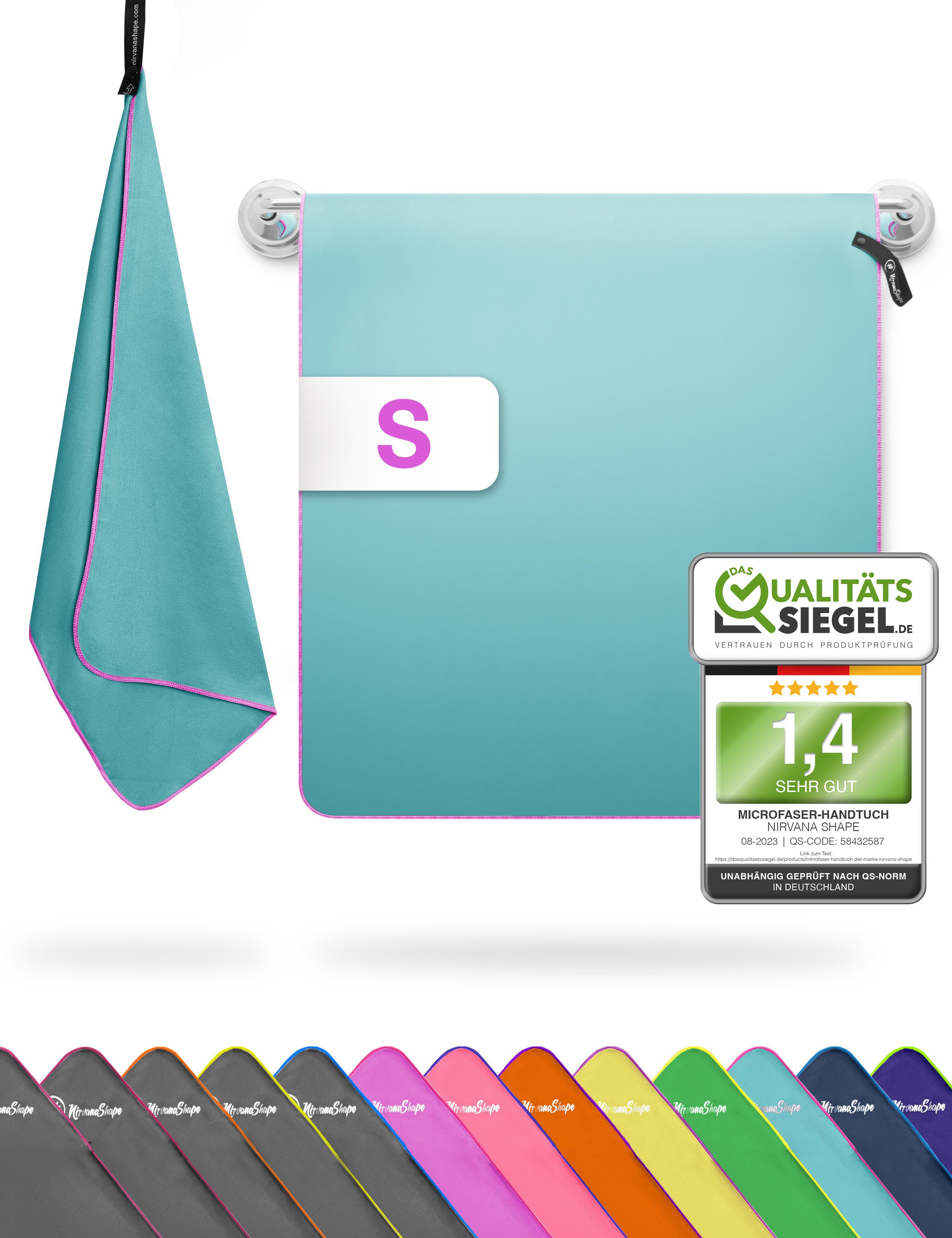 NirvanaShape Reisehandtuch Mikrofaser Handtuch, Badehandtuch, Reisehandtuch günstig online kaufen