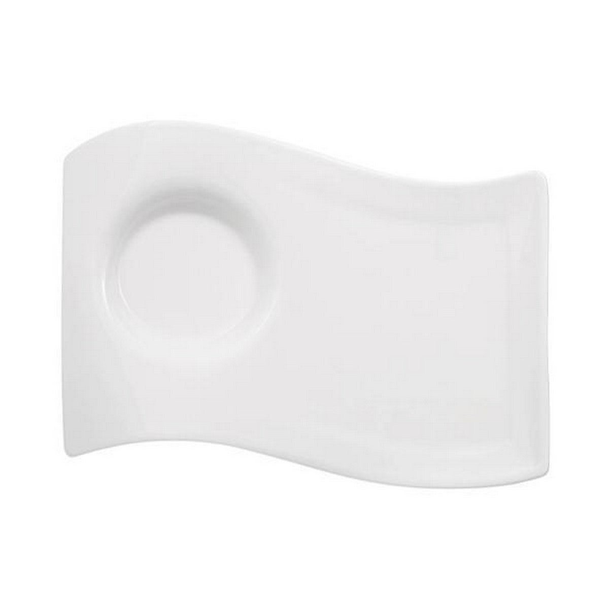 Villeroy & Boch Servierplatte New Wave Caffé, Porzellan, 22 x 17 cm