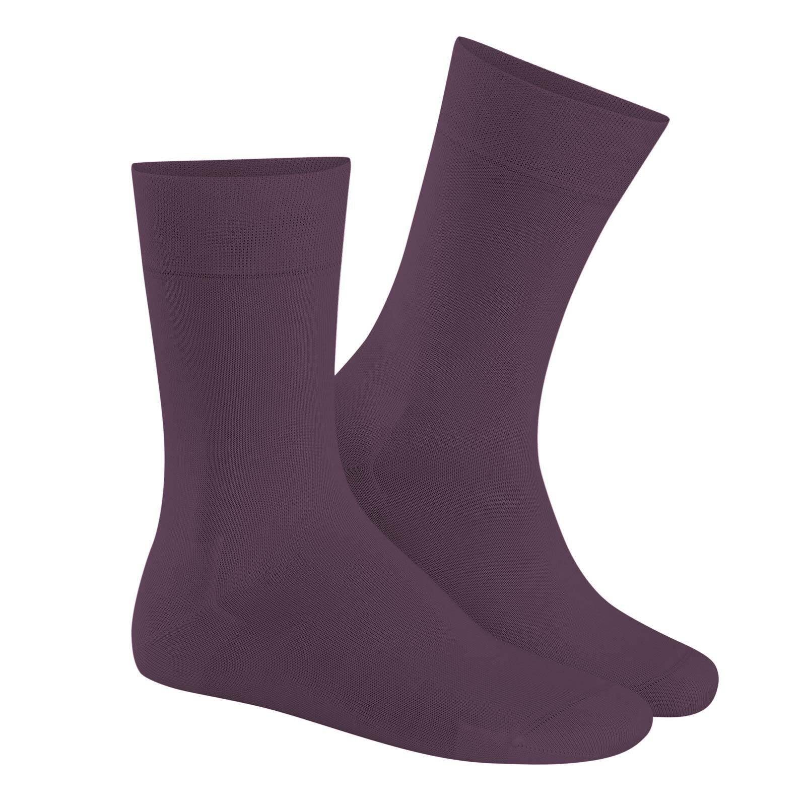 Hudson Basicsocken RELAX COTTON (1-Paar) Herren Baumwollsocken ohne Gummi