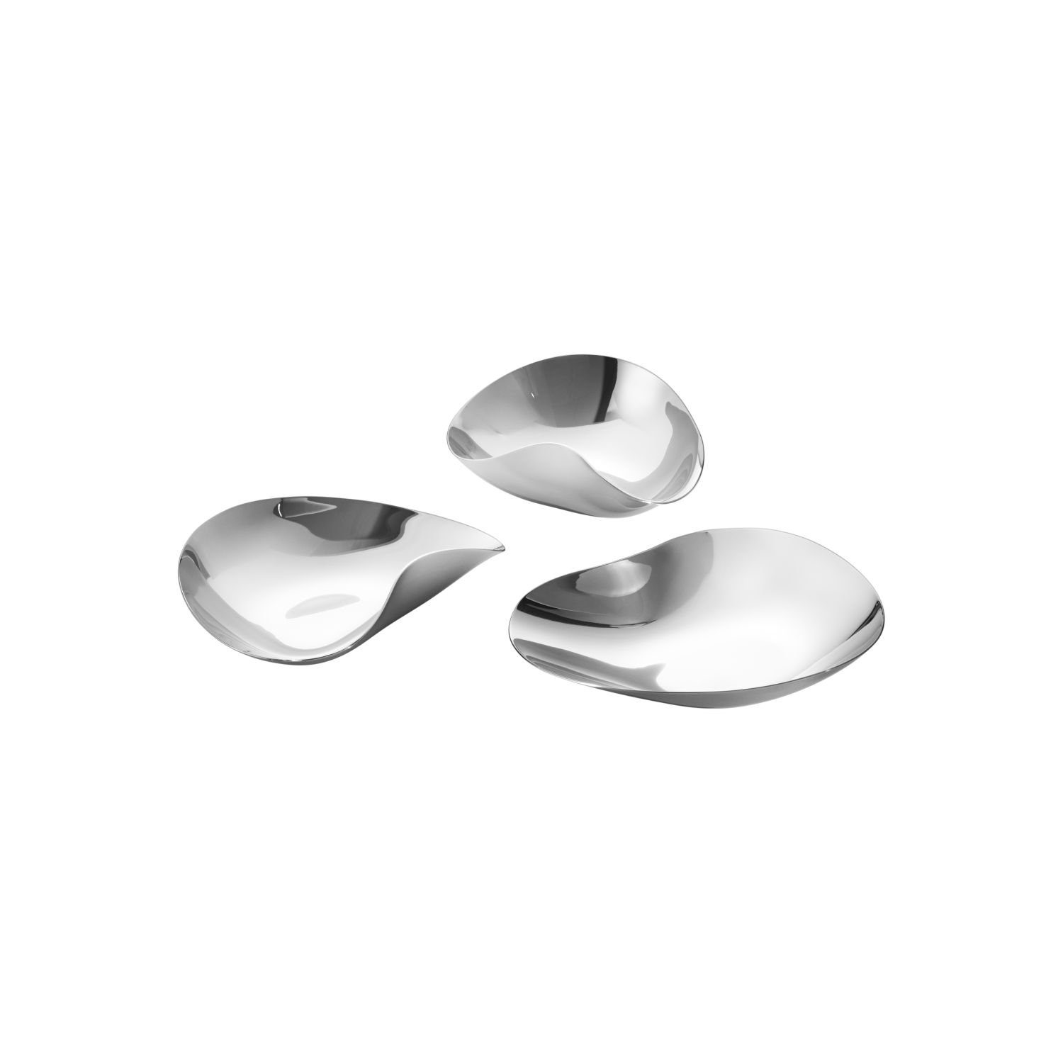 Georg Jensen Snackschale Indulgence, Edelstahl, (Set, 3-tlg)