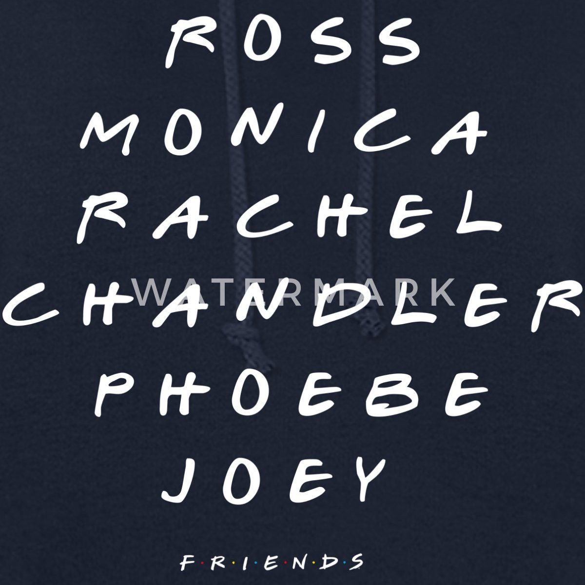 Spreadshirt Hoodie Friends Ross Monica Rachel Chandler Phoebe Joey Damen Hoodie (1-tlg)
