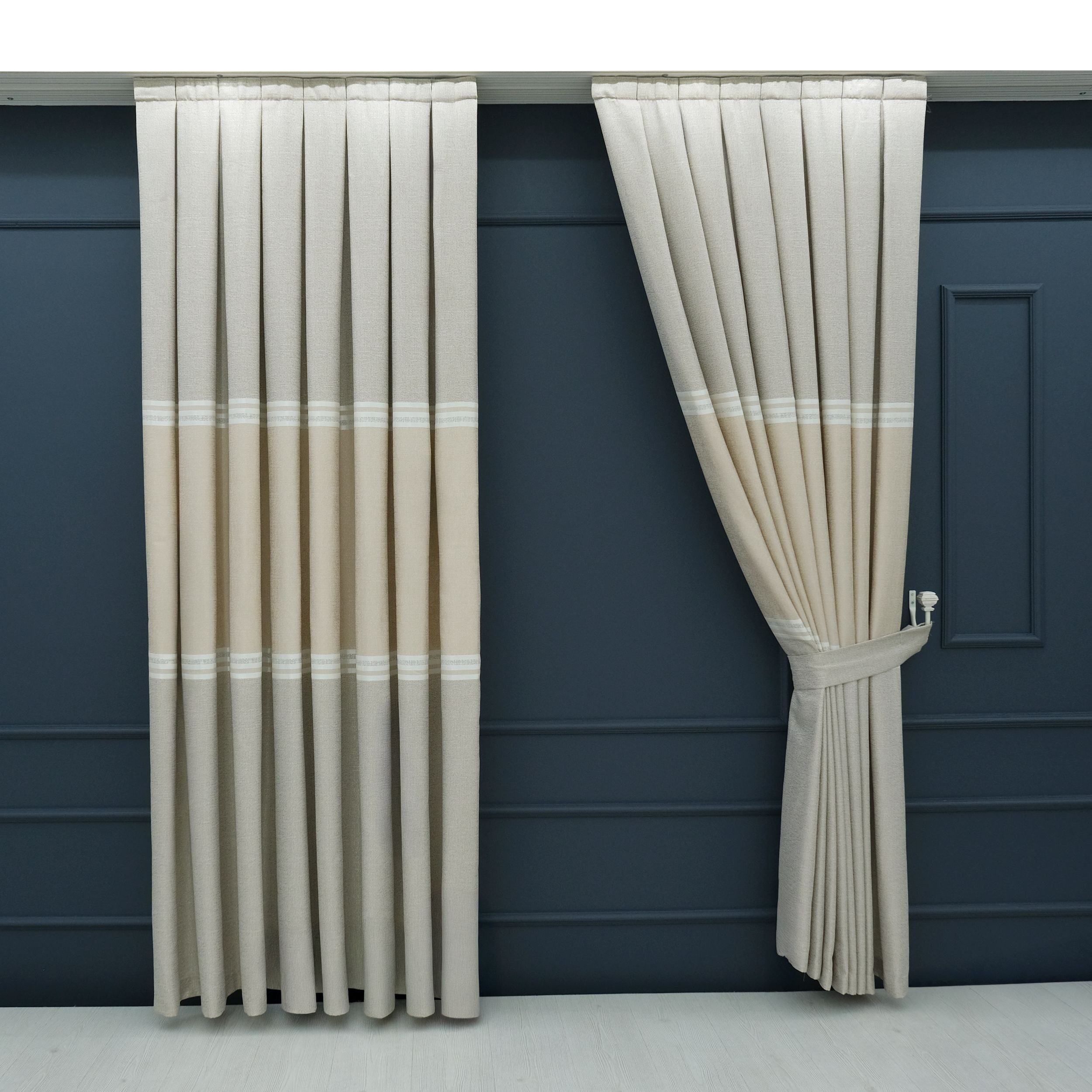 Gardinen by Justyna Vorhang 2er Fon Seiten Schal Set (4 St), Kräuselband, a günstig online kaufen