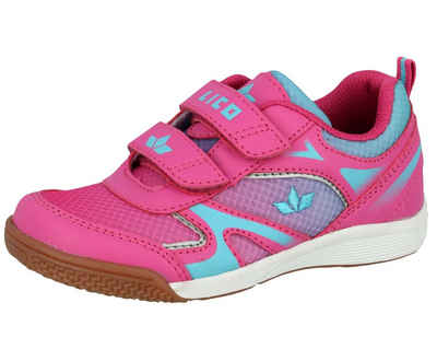 Lico Bernie V Kids Teens Freizeit Schuh Sneaker Klett TPR-Laufsohle weiß rosa 