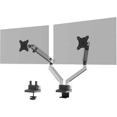 DURABLE 1 Monitor Halterung SELECT PLUS für 2 Monitore - silber Monitor-Halterung, (bis 32.00 Zoll, 1-tlg., VESA Norm = 7,5 x 7,5 cm, 10 x 10 cm)