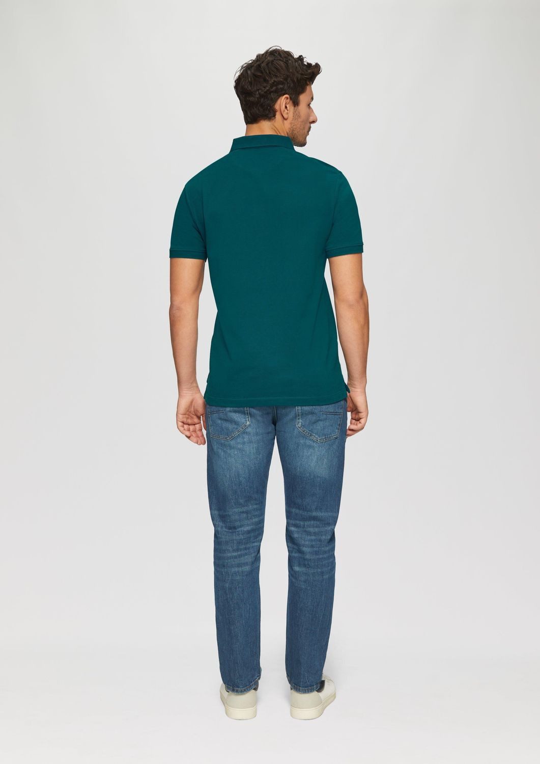 s.Oliver Poloshirt Poloshirt Kragen, Knopfleiste, kurzarm