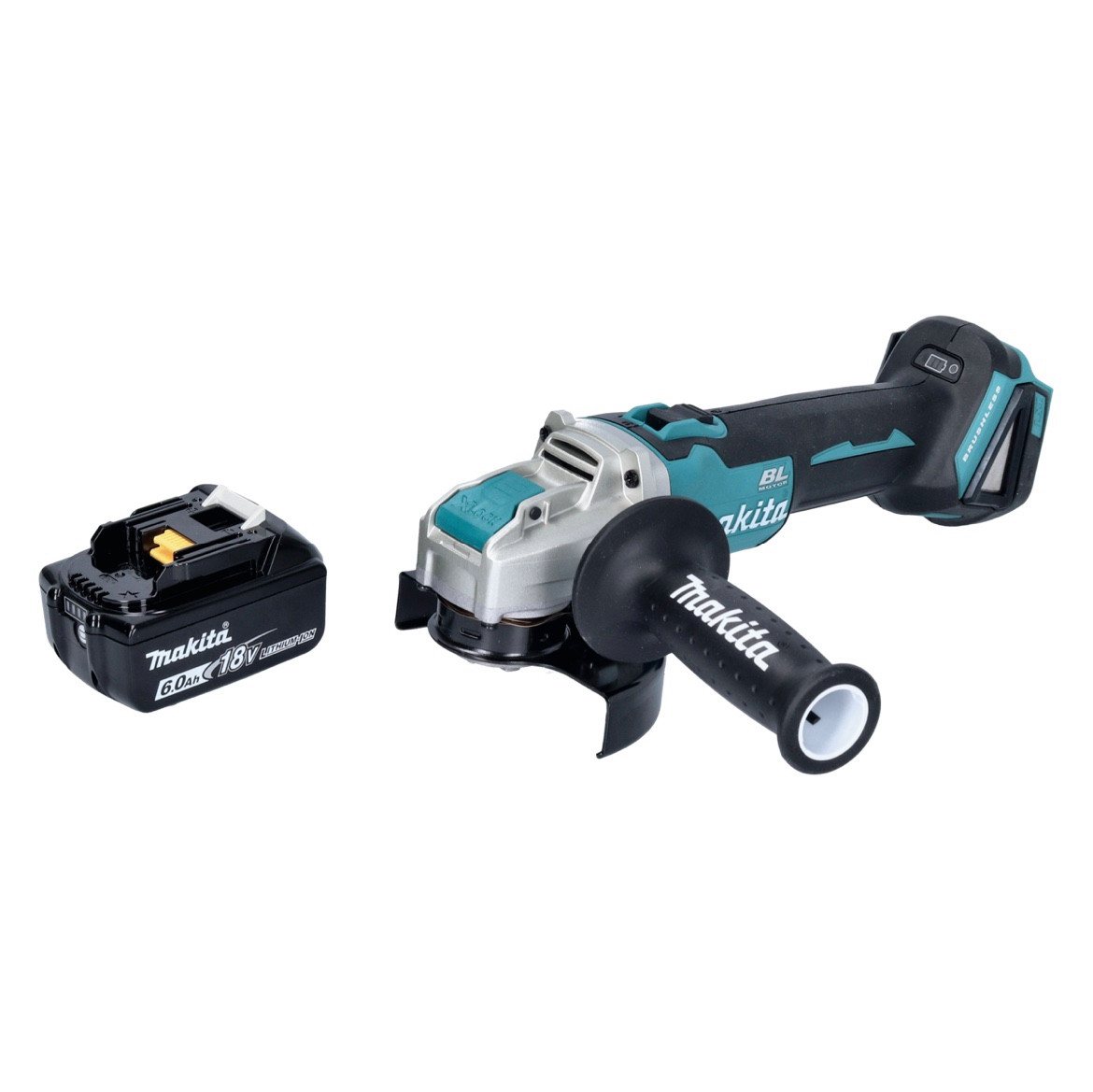 Thumbnail - Makita Winkelschleifer DGA 521 G1X1 Akku Winkelschleifer 18 V 125 mm X-LOCK Brushless + 1x A