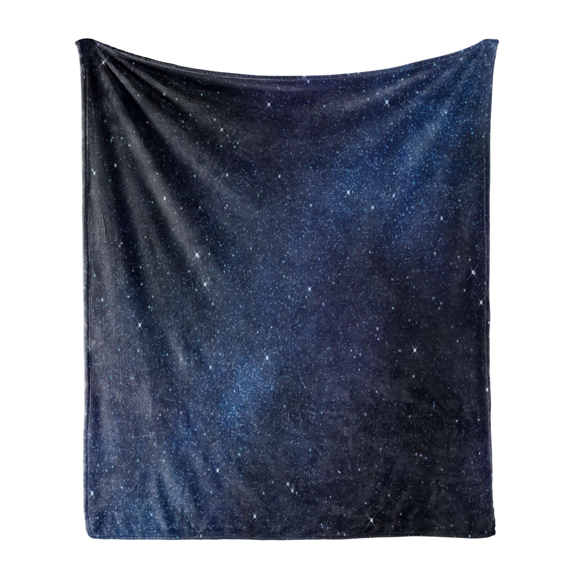 Wohndecke Gemütlicher Plüsch für den Innen- und Außenbereich, Abakuhaus, Nacht Raum und Sterne