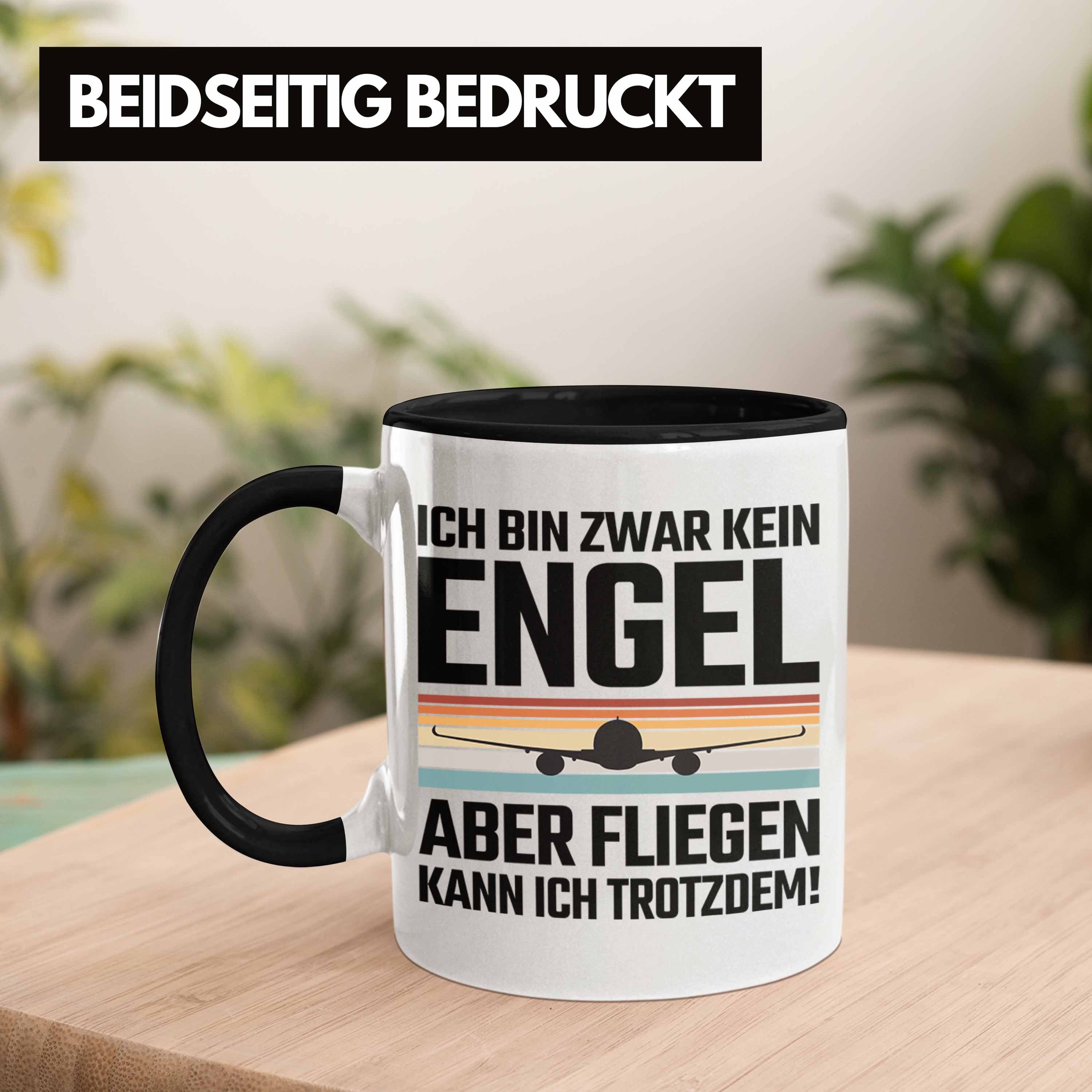 Trendation Tasse Trendation - Pilot Geschenk Tasse Flugzeug Fliegen Geschenkidee Pilote – Bild 5 von 5