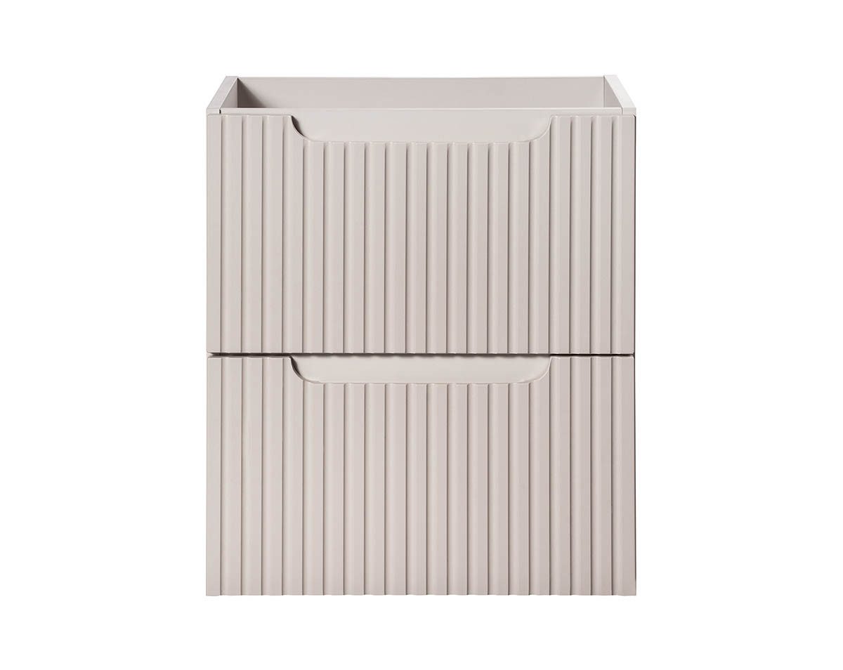 einfachgutemoebel Waschtisch-Set Waschtischunterschrank ILUNA 50cm Schubladen, Kaschmir, (Badmöbel Set, 1-St., Waschtisch Unterschrank)