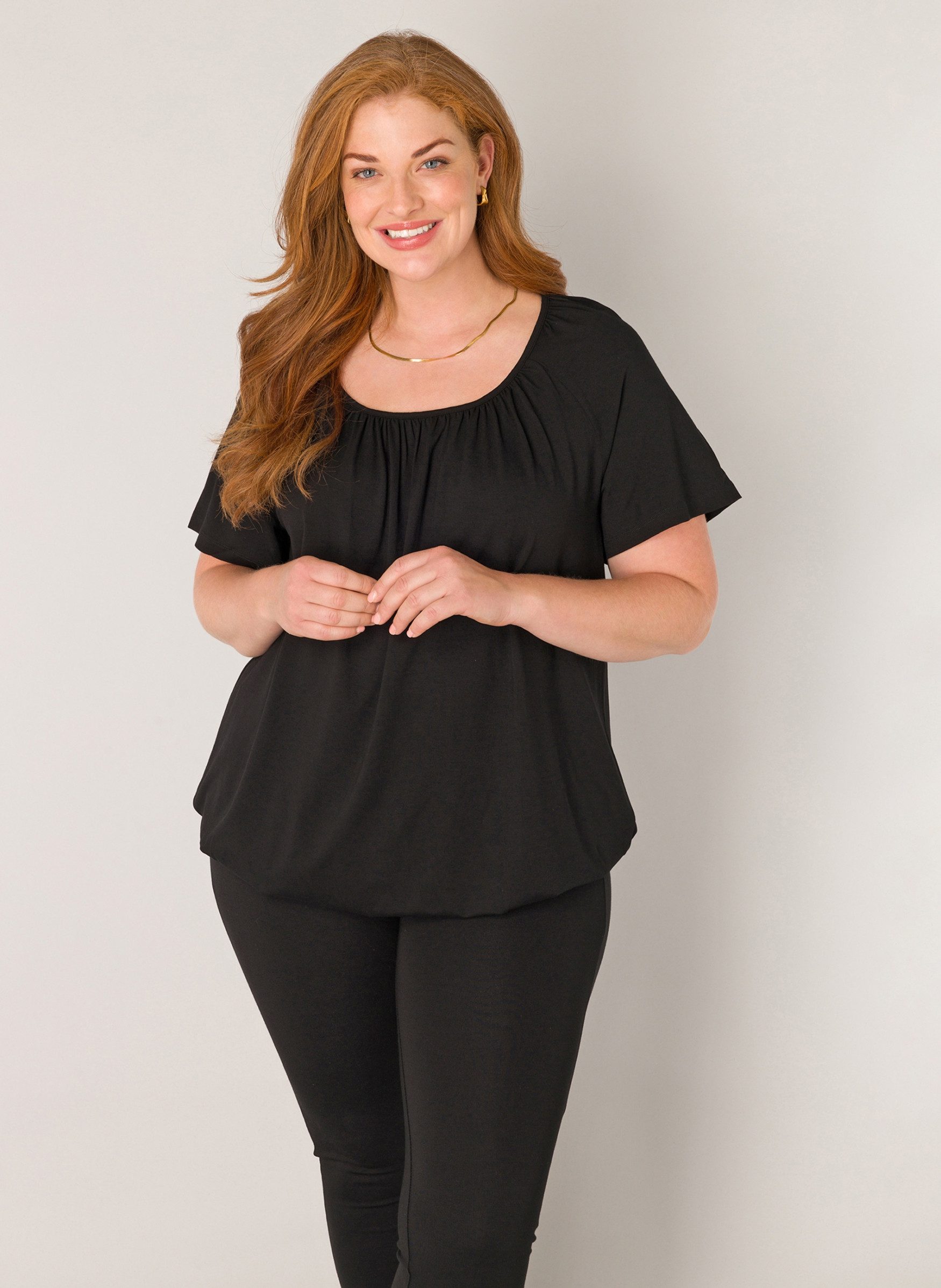 Base Level Curvy Ballonshirt Yoni mit günstig online kaufen
