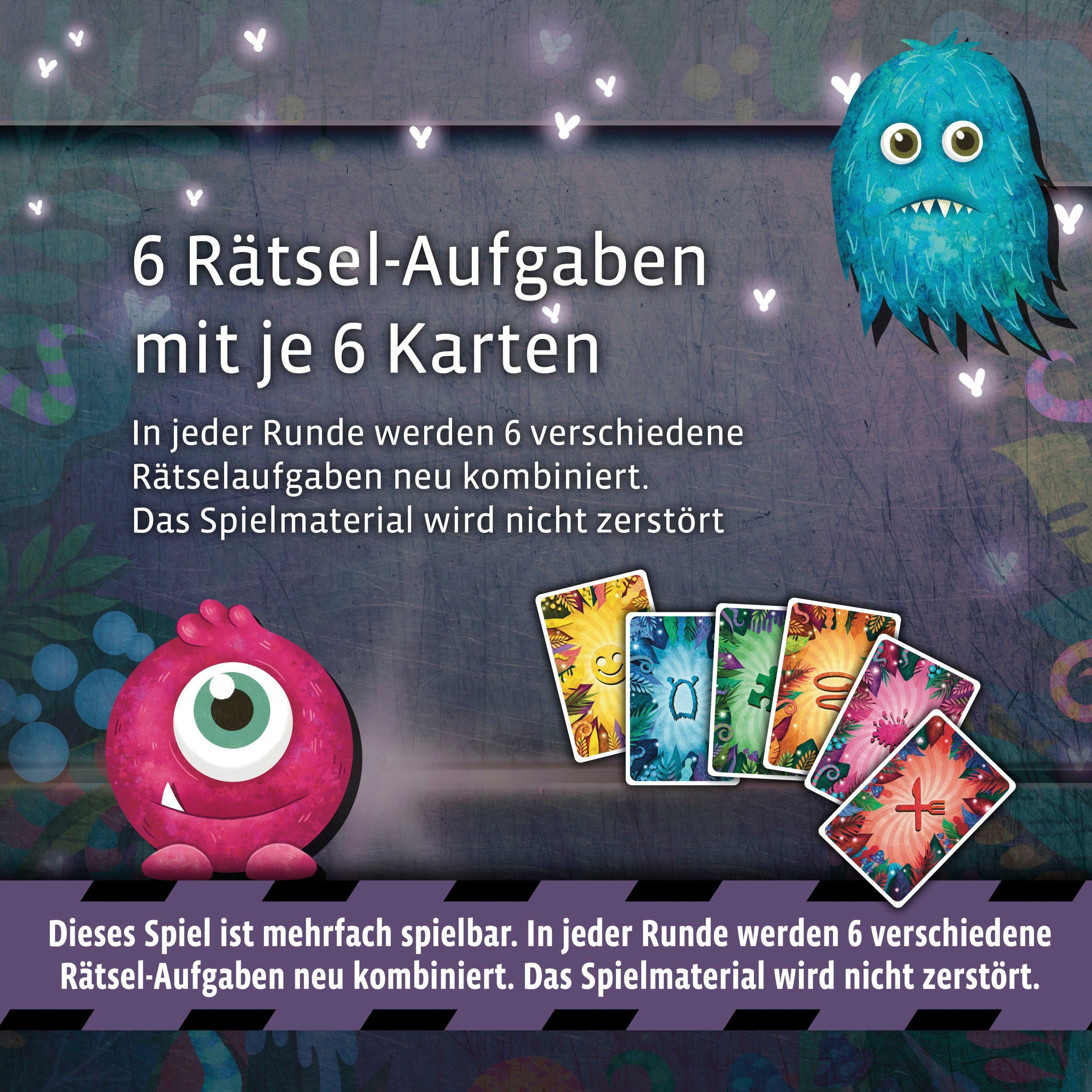Kosmos Spiel, Kinderspiel EXIT® Spiel - Kids Made Germany Rätselspaß, Monstermäßiger Das in
