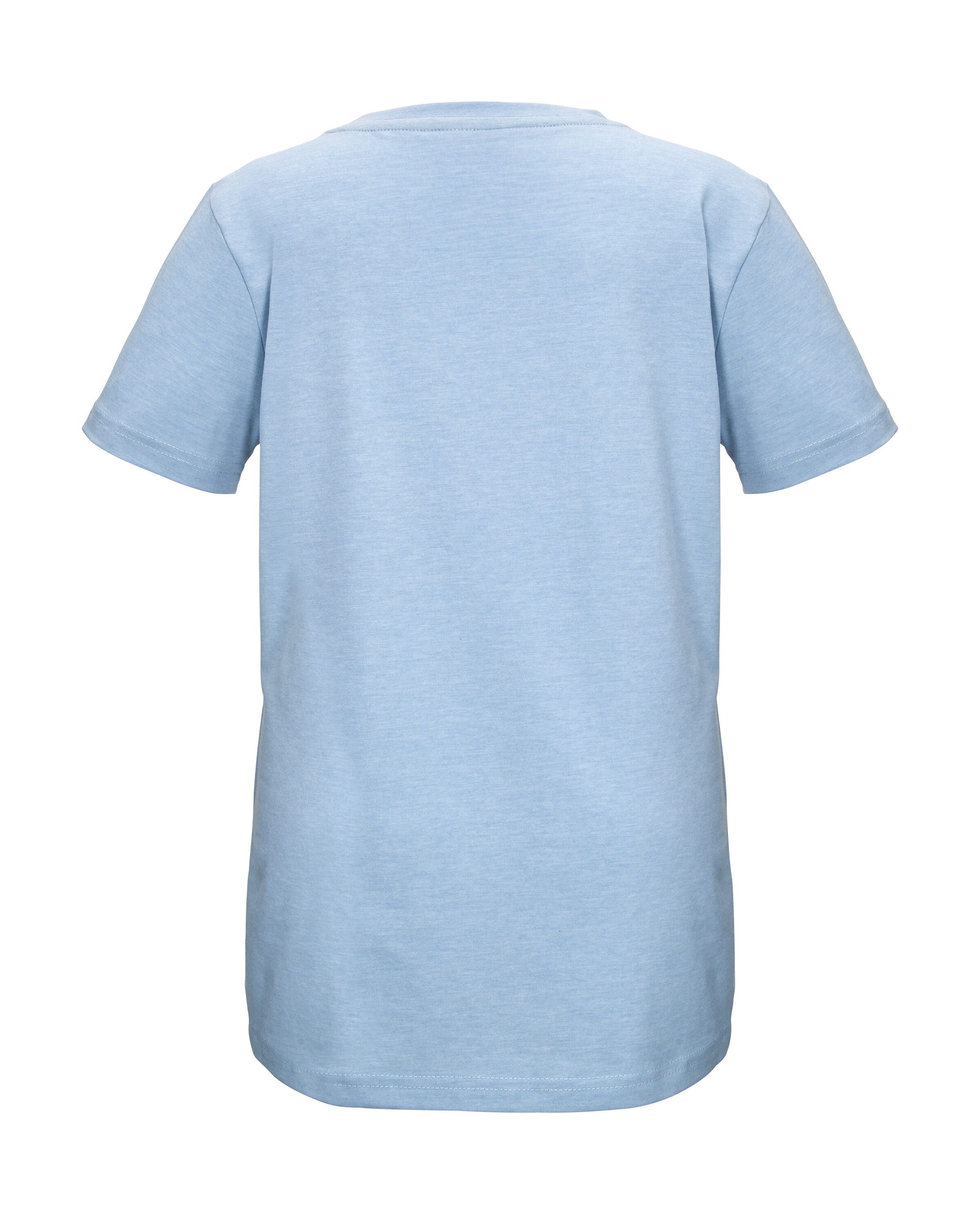 Killtec T-Shirt KOS 135 GRLS TSHRT Farbenfrohes Mädchen-T-Shirt mit Sommerprint und Rundhals.
