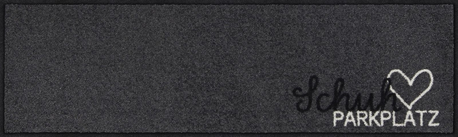 Salonloewe Fußmatte Salonloewe SCHUHPARKPLATZ PUR SILBER Fußmatte Wohnmatte günstig online kaufen