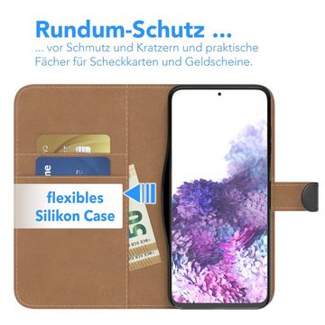 EAZY CASE Handyhülle Bookstyle Farbig für Samsung Galaxy S20, Schutzhülle mit Standfunktion Kartenfach Handytasche aufklappbar Etui