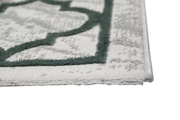 Teppich Designer und Moderner Teppich Marokkanisches Muster in Grau Türkis, TeppichHome24, rechteckig, Höhe: 10 mm
