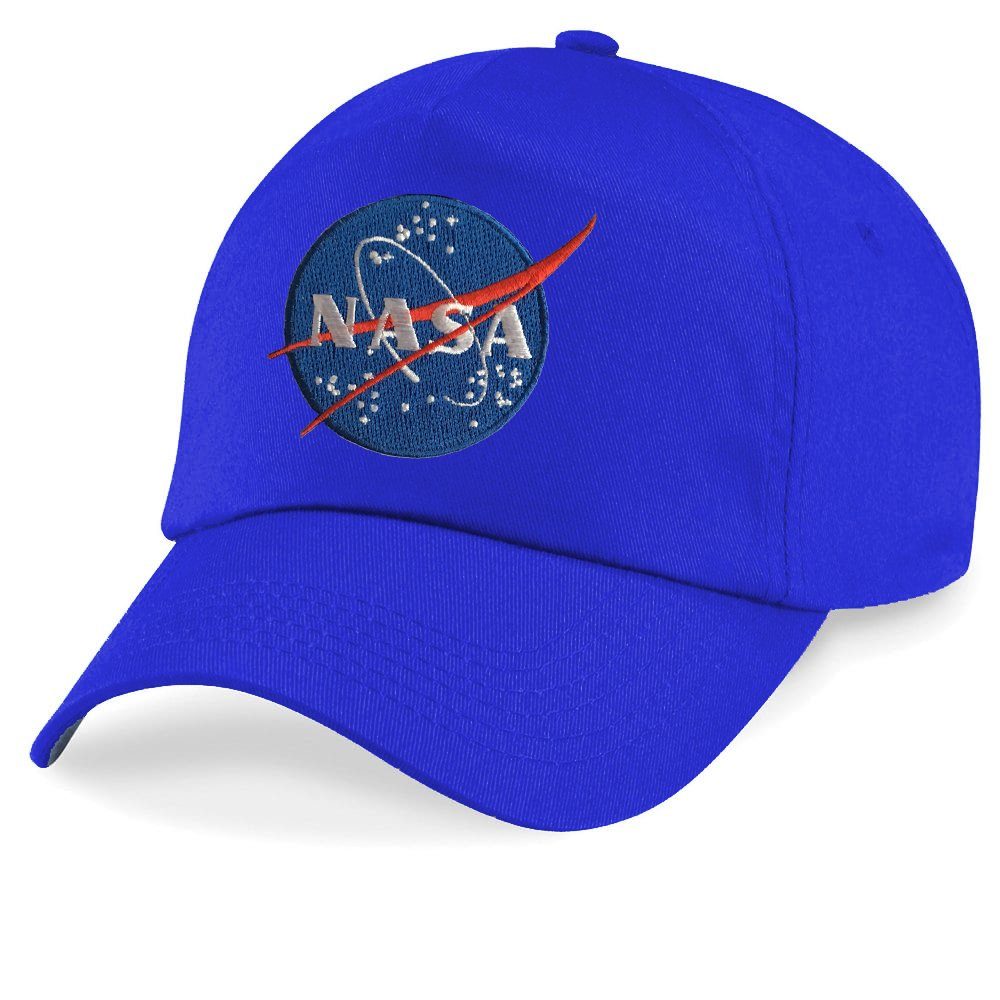 Blondie & Brownie Baseball Cap Kinder Nasa Stick Patch Apollo Astronuat Mars Mond X Space One Size Royalblau