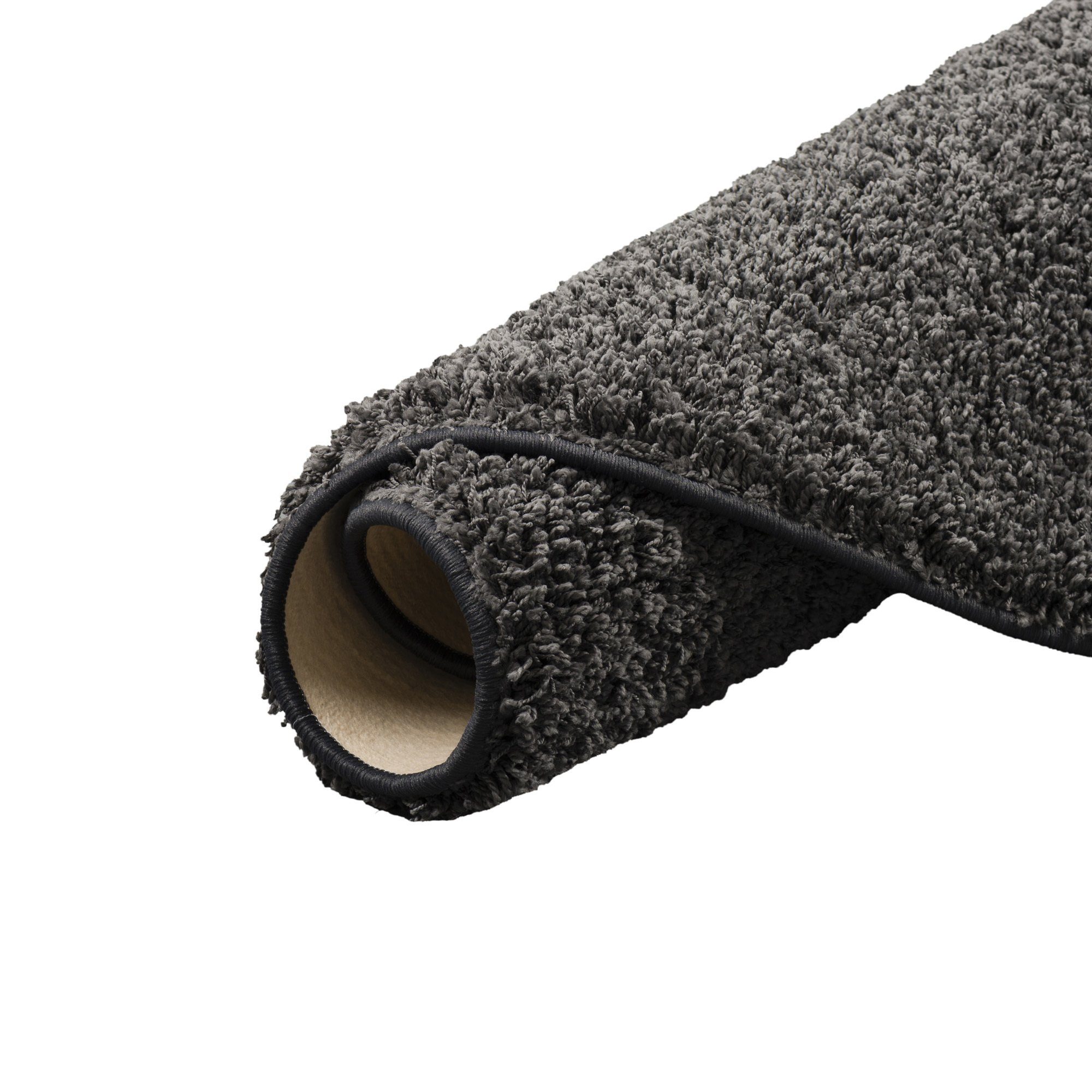 Snapstyle Hochflor-Teppich Luxus Hochflor Langflor Teppich Milano Rund, Rund, Höhe: 43 mm – Bild 4 von 5