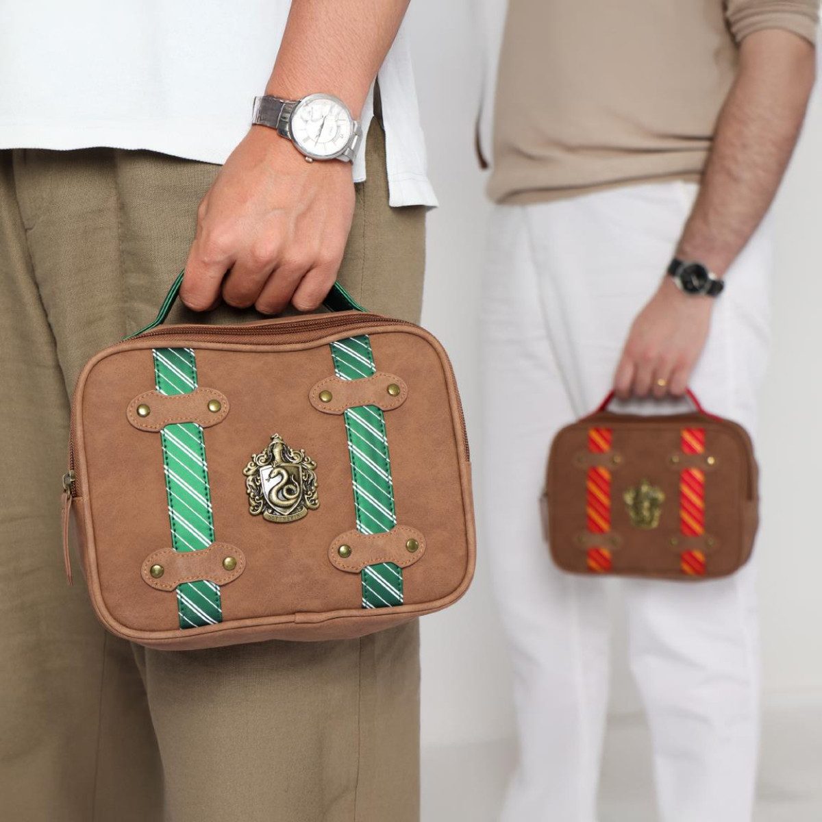 Cerda Kulturbeutel Harry Potter Slytherin Kulturtasche edle Kosmetiktasche