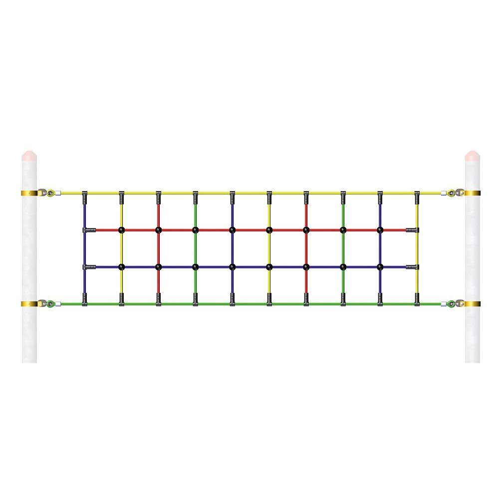 Huck Seiltechnik Klettergerüst Haiger Einzelelement, Speziell für Kinderkrippen und Kindergärten