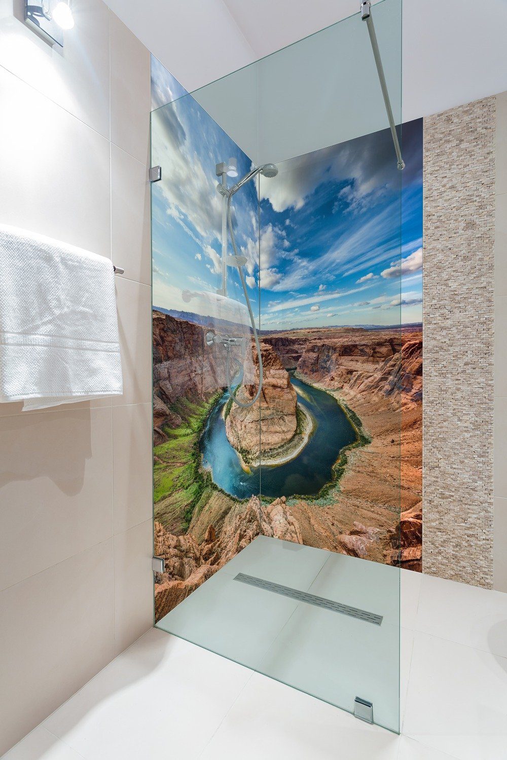 Thumbnail - Wallario Duschrückwand Grand Canyon, (2-tlg)