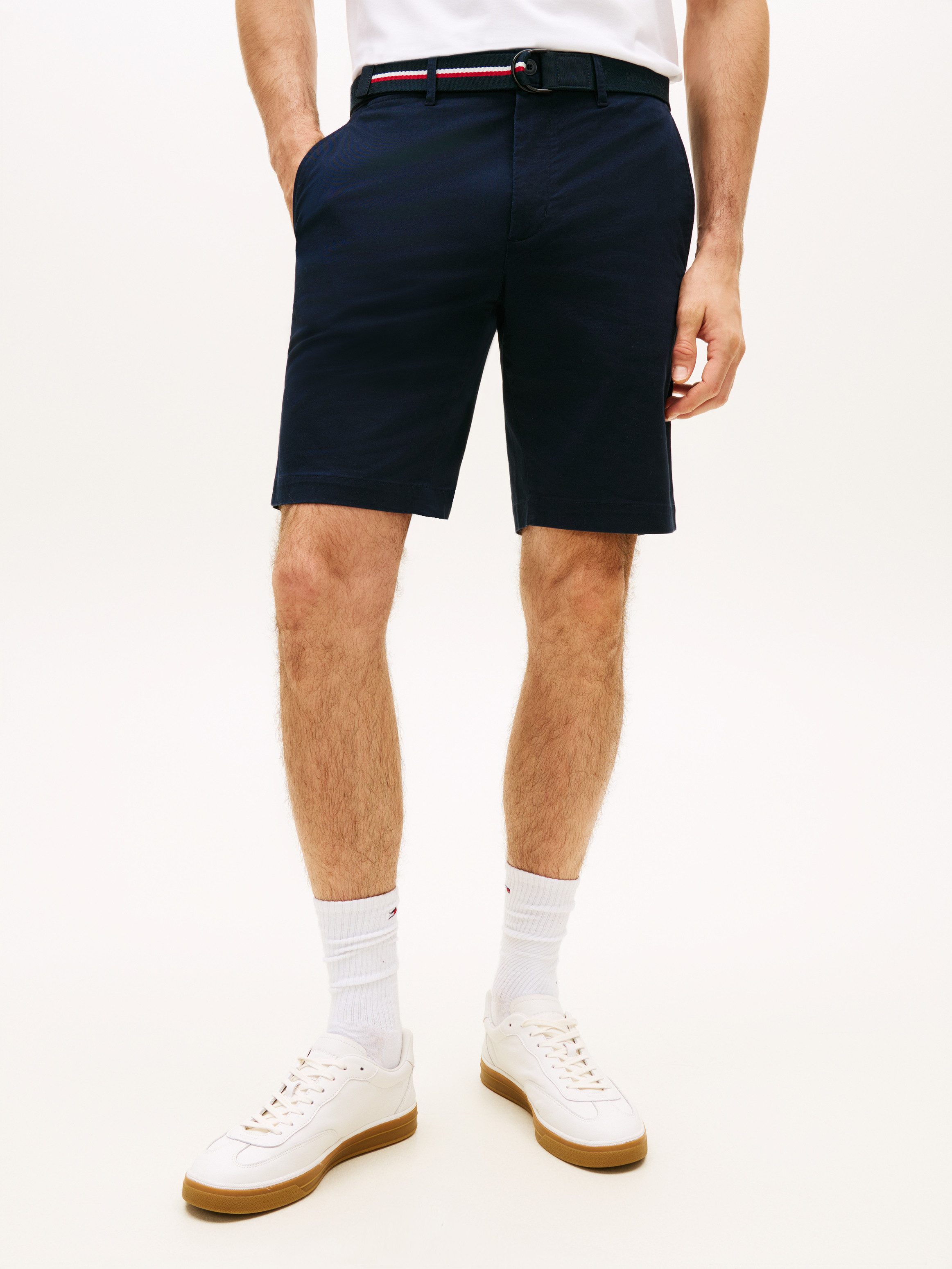 Tommy Hilfiger Shorts DENTON 9.5 INC ESS TWILL W/ BELT mit abnehmbaren Gürtel, slim fit